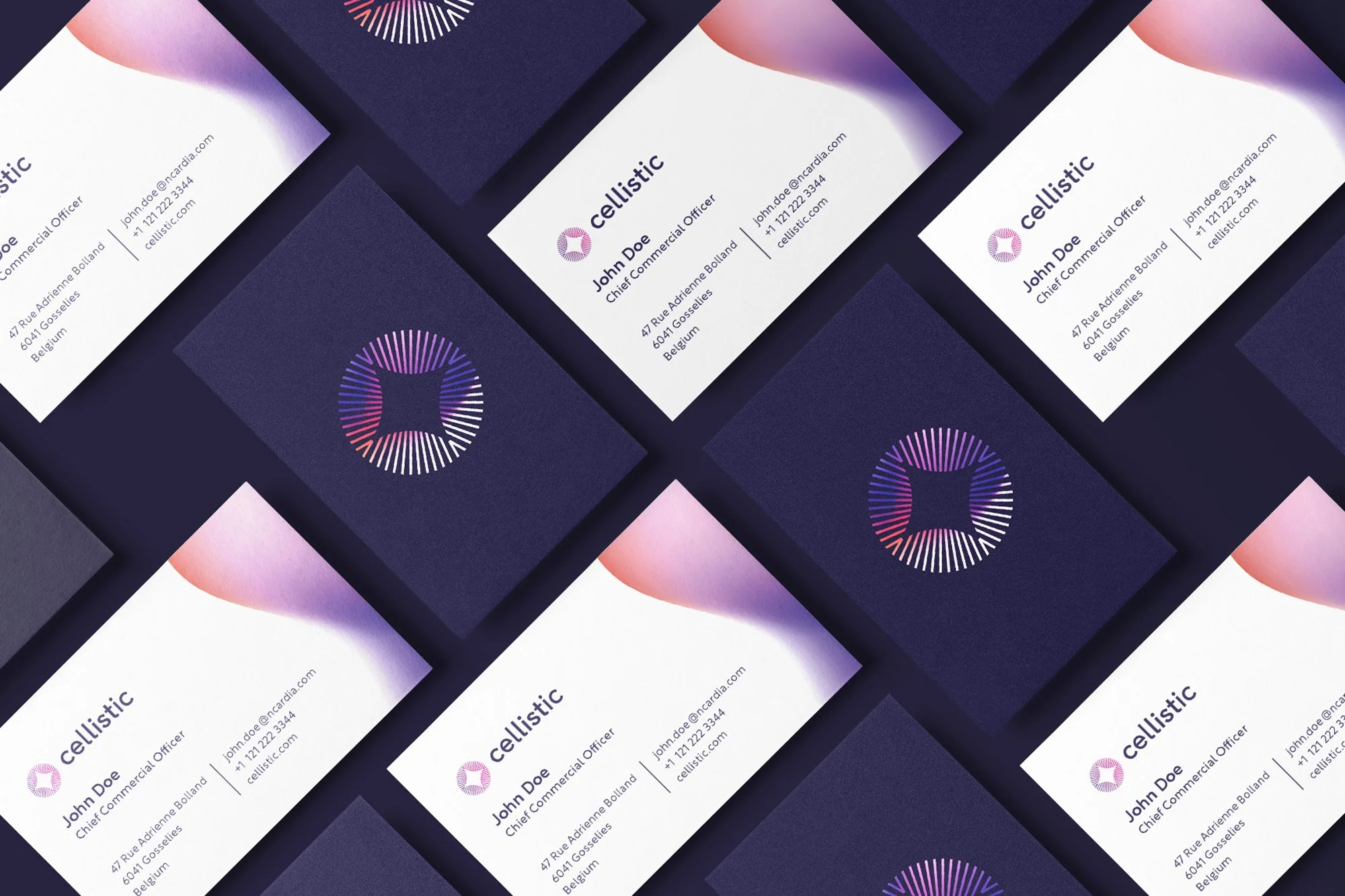 Cellistic Business cards design by Inveniv