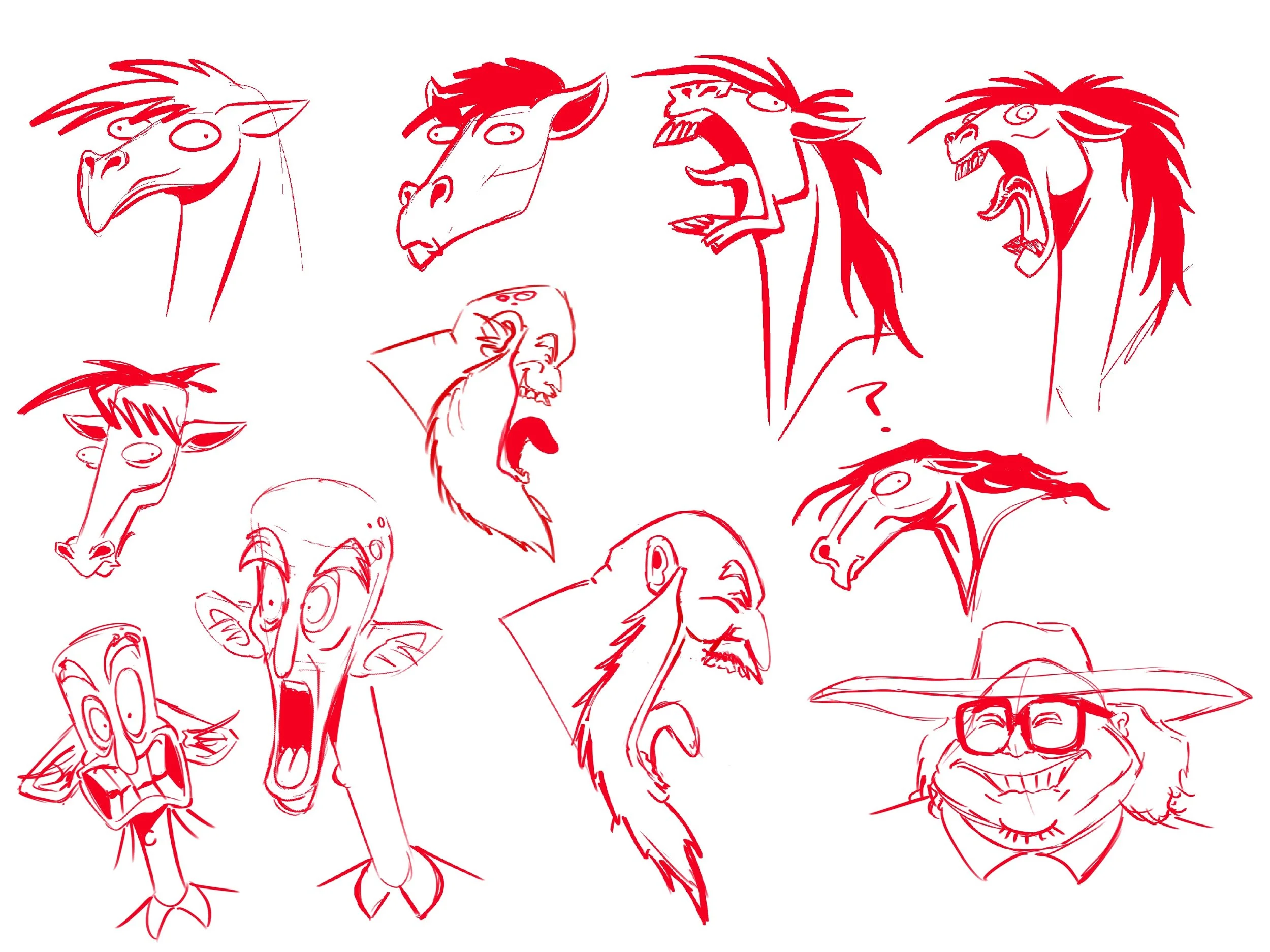 Beard Old man & Hourse_Character concepts.jpg