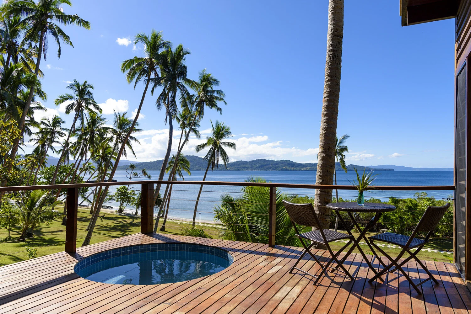 Oceanfront Villa deck