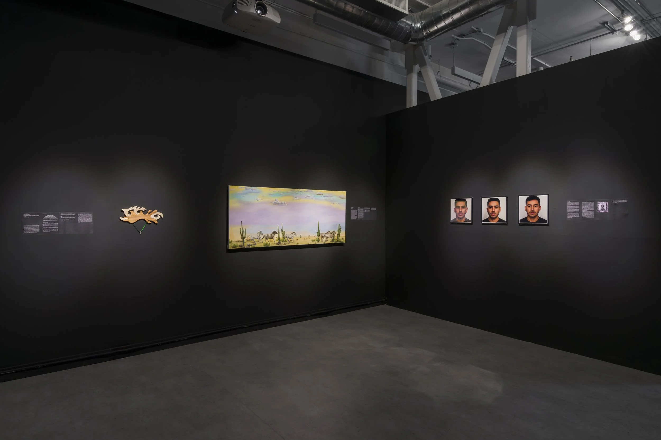  Installation view,  Vulnerable Pleasures , Gallery Gachet, Vancouver, 2025.  