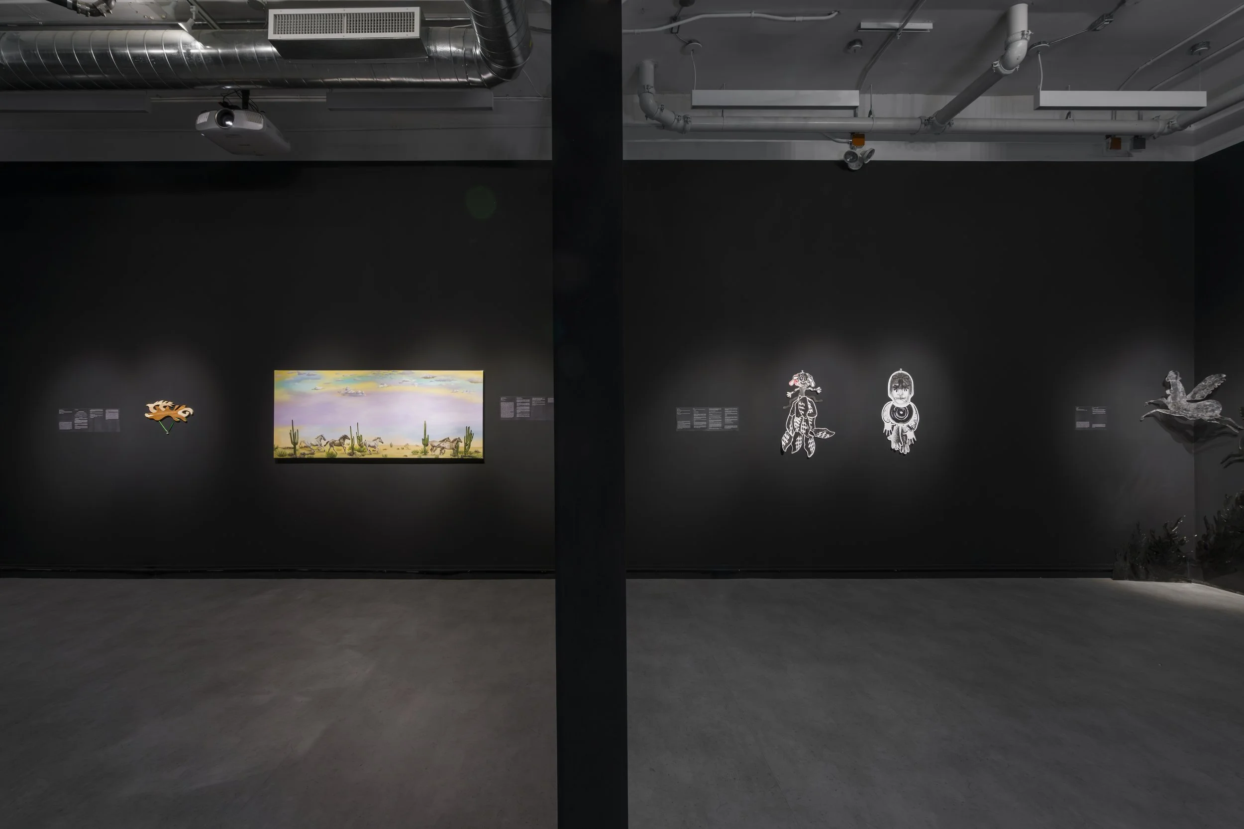  Installation view,  Vulnerable Pleasures , Gallery Gachet, Vancouver, 2025.  