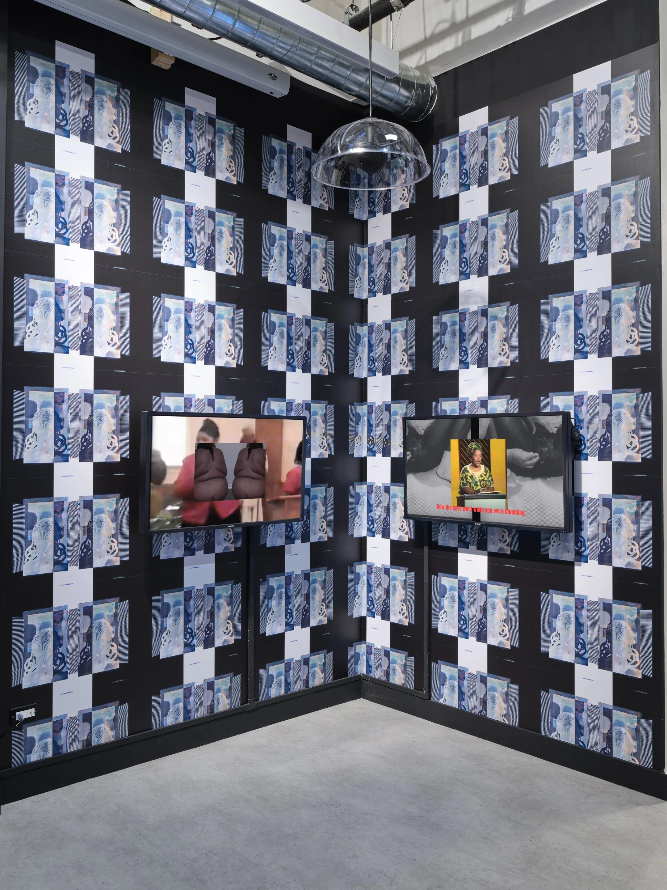  Kariyana Calloway-Scott, installation view,  Act 3: As Visible as Blood , Gallery Gachet, 2025.  