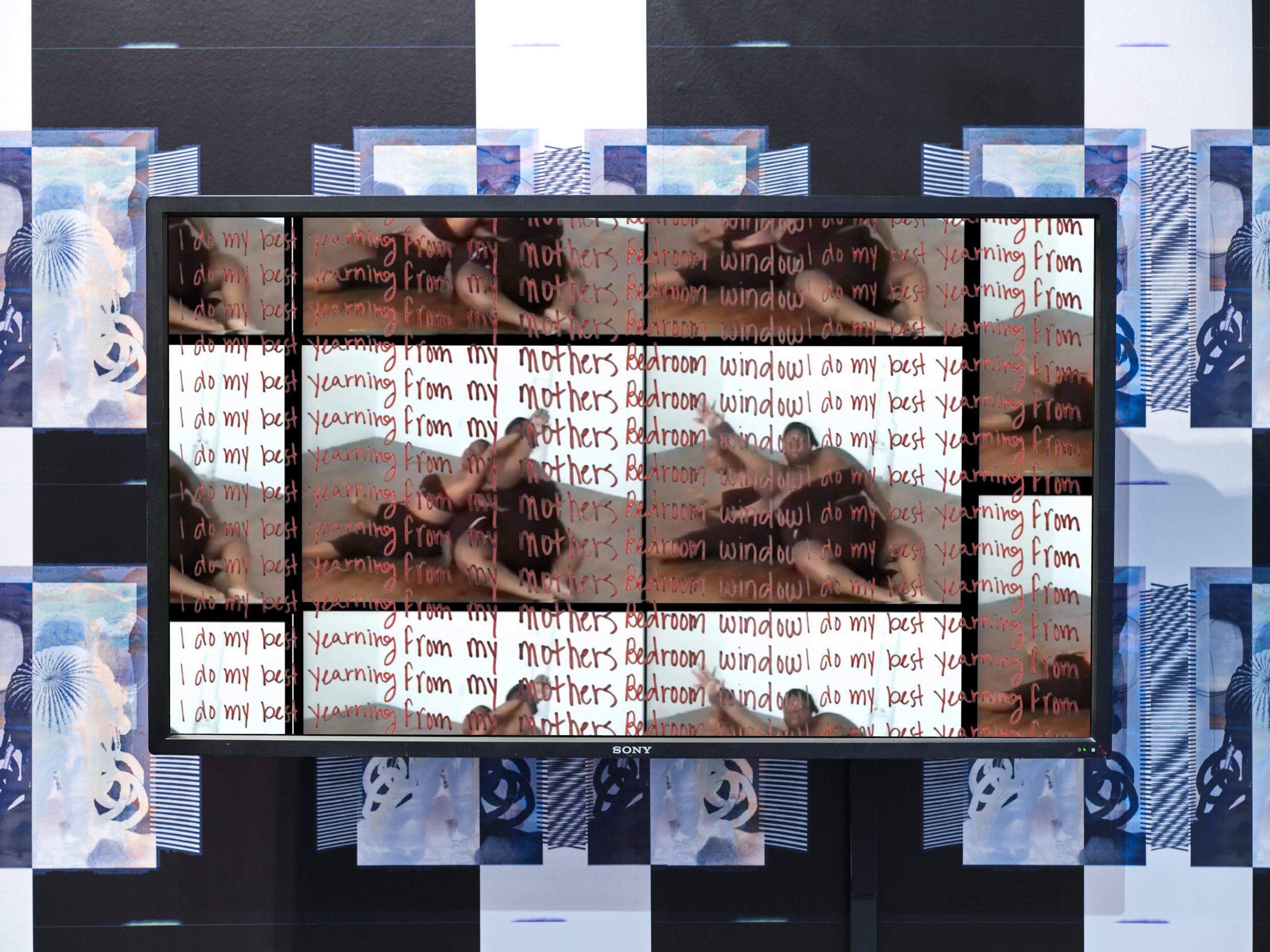  Kariyana Calloway-Scott, installation view,  Act 3: As Visible as Blood , Gallery Gachet, 2025.  