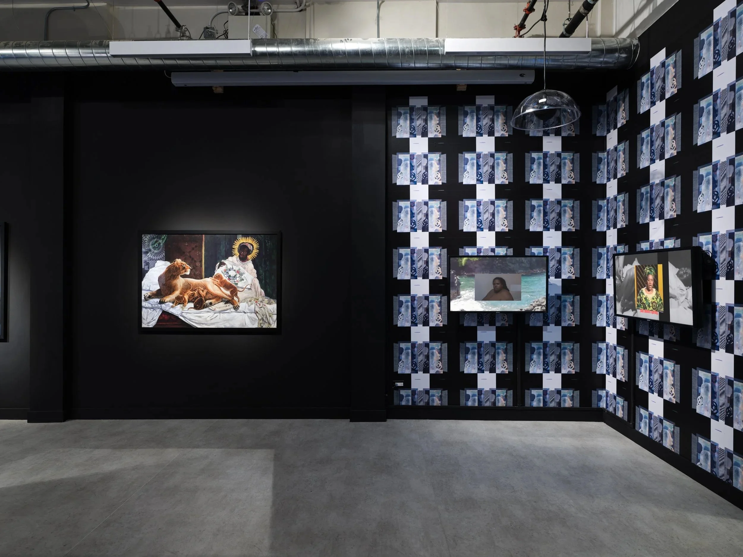  Silvana Mendes, Kariyana Calloway-Scott, installation view,  Act 3: As Visible as Blood , Gallery Gachet, 2025.         