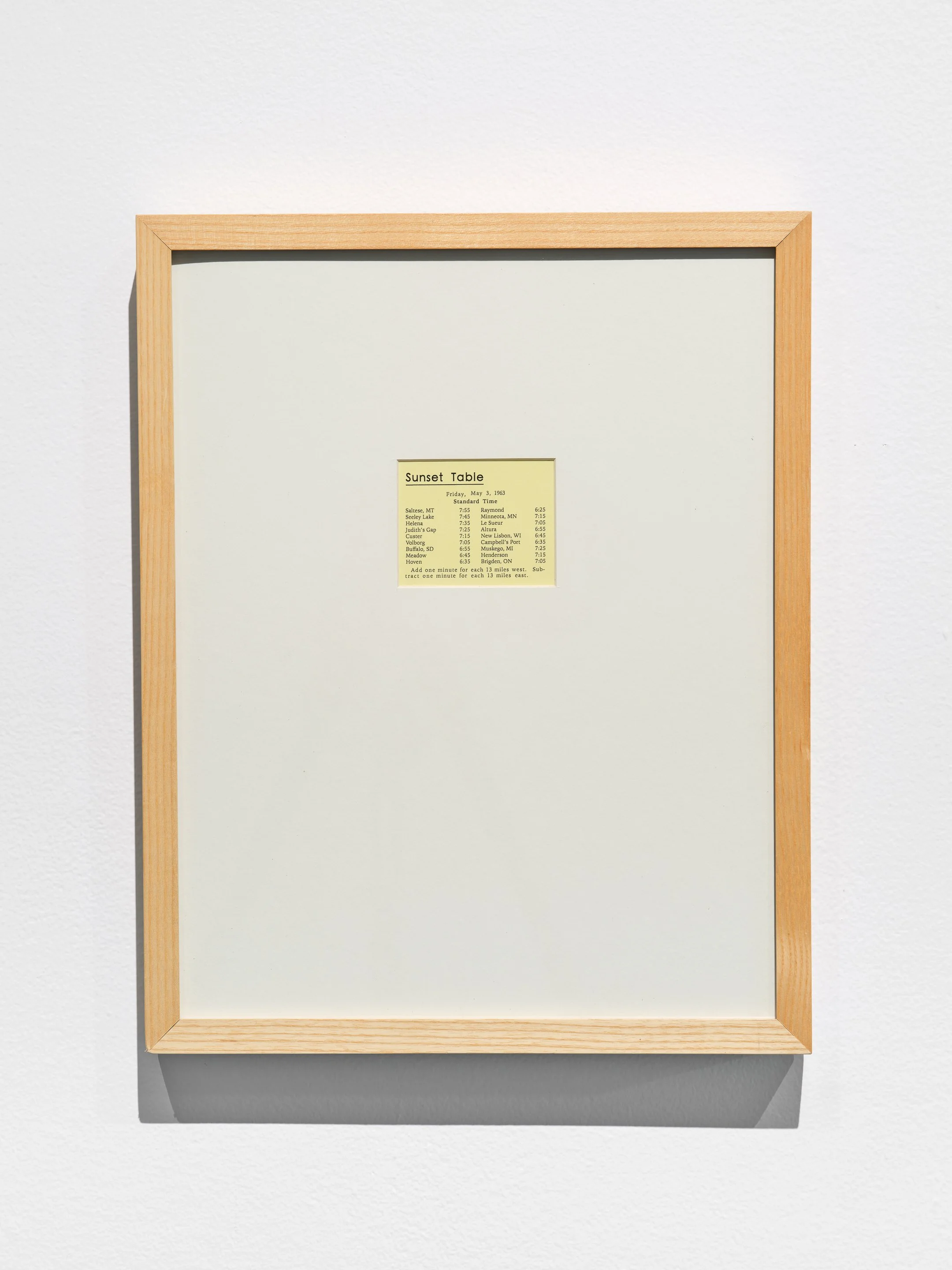  Christian Vistan,  Sunset Table , 2016/2026, laser prints. Christain would like to thank Craig Pettman and Mona Lisa Ali for their assistance in the production of this work. 
