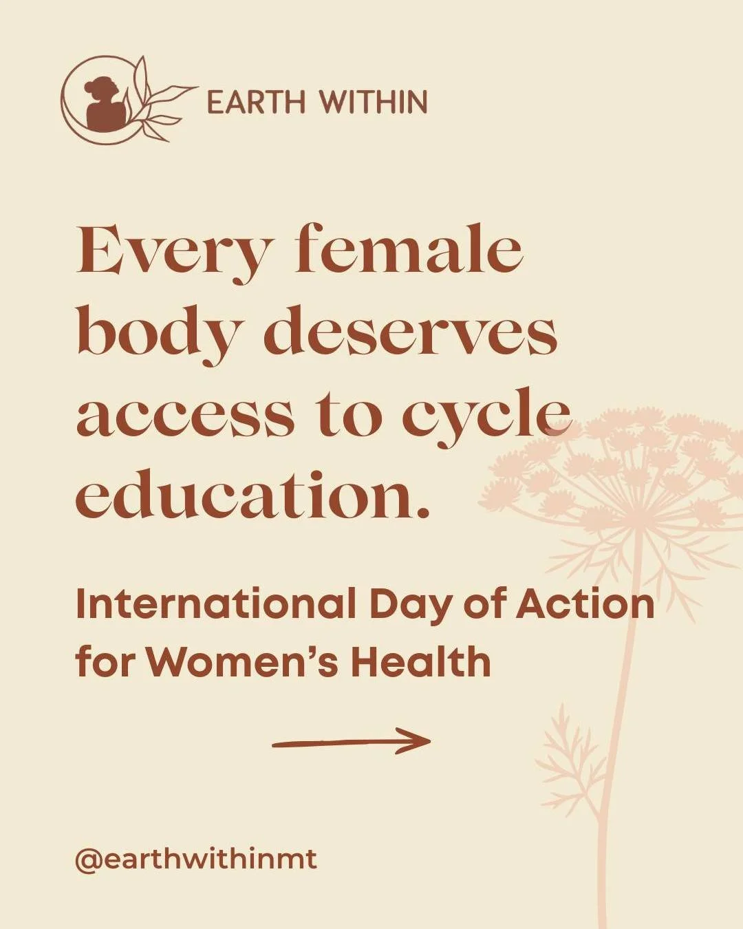 Happy International Day of Action for Women's Health, lovelies!

Today is a global reminder that every girl and woman deserves access to health education. This year's theme says it perfectly: Essential, Not Optional.

This is exactly why we do what w
