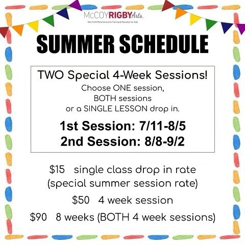 SUNMER SCHEDULE ANNOUNCEMENT!! 

Sign up LINK IN BIO!