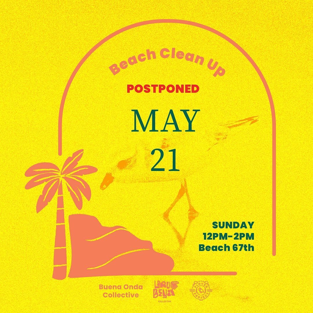 🚨Beach Clean Up UPDATE!! 🚨Postponing due to tomorrow&rsquo;s weather forecast! We&rsquo;ll see you on SUNDAY, May 21st. 

&ldquo;Keep the beach clean and celebrate 50 years of the Endangered Species Act with our friends of the @nycploverproject. 💫