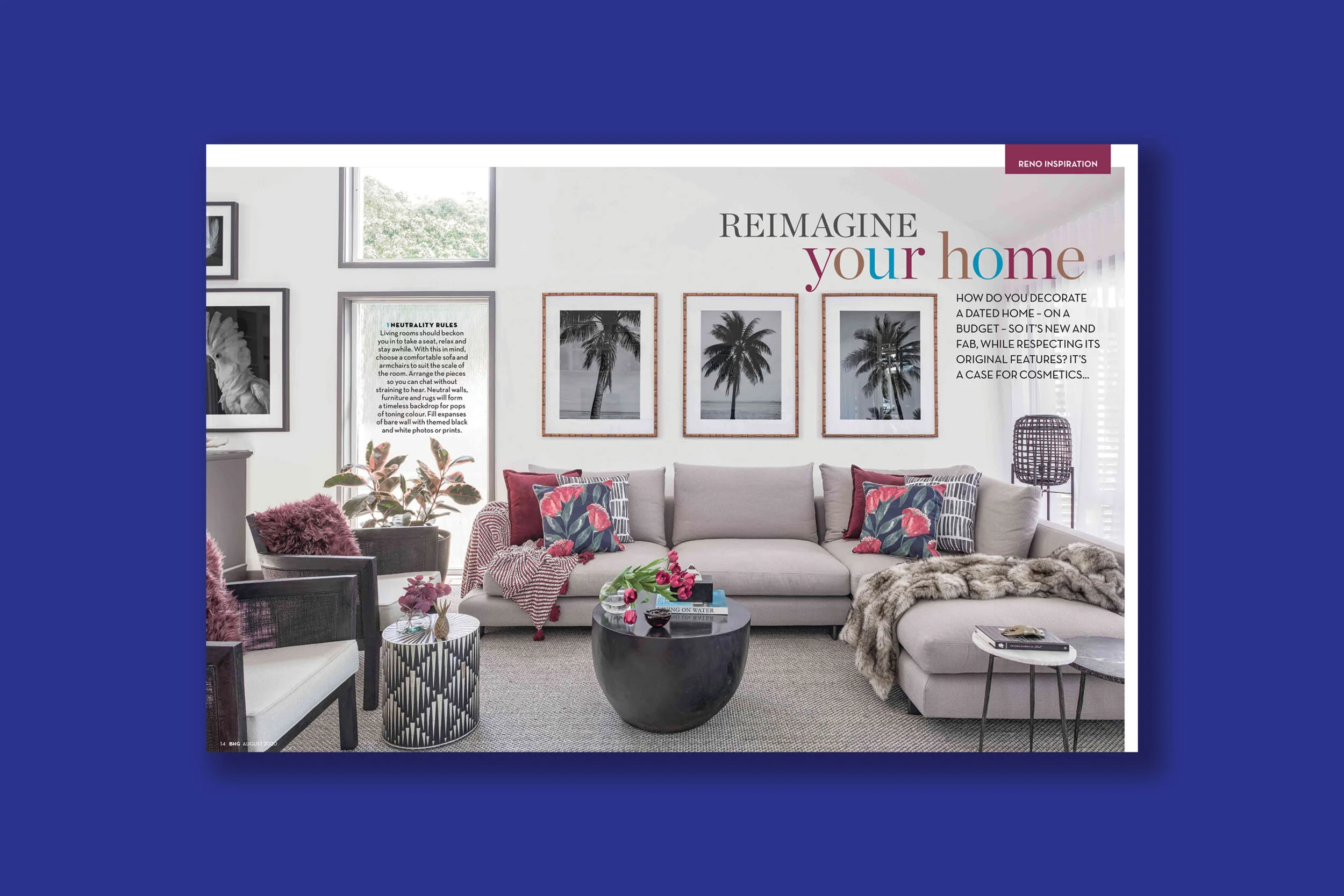 Better Homes and Gardens August 2020 Kaiko Design Interiors