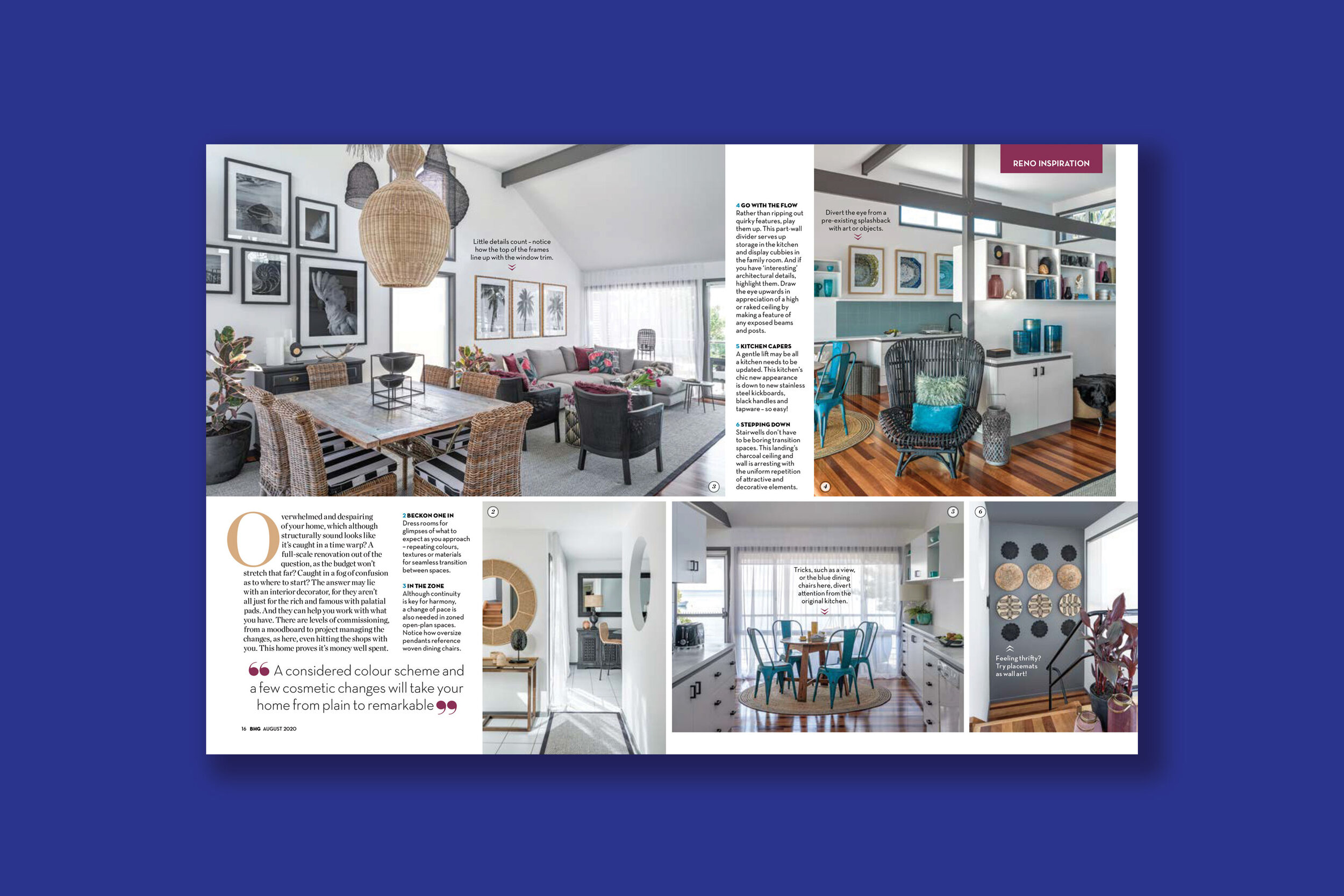Better Homes and Gardens August 2020 Kaiko Design Interiors