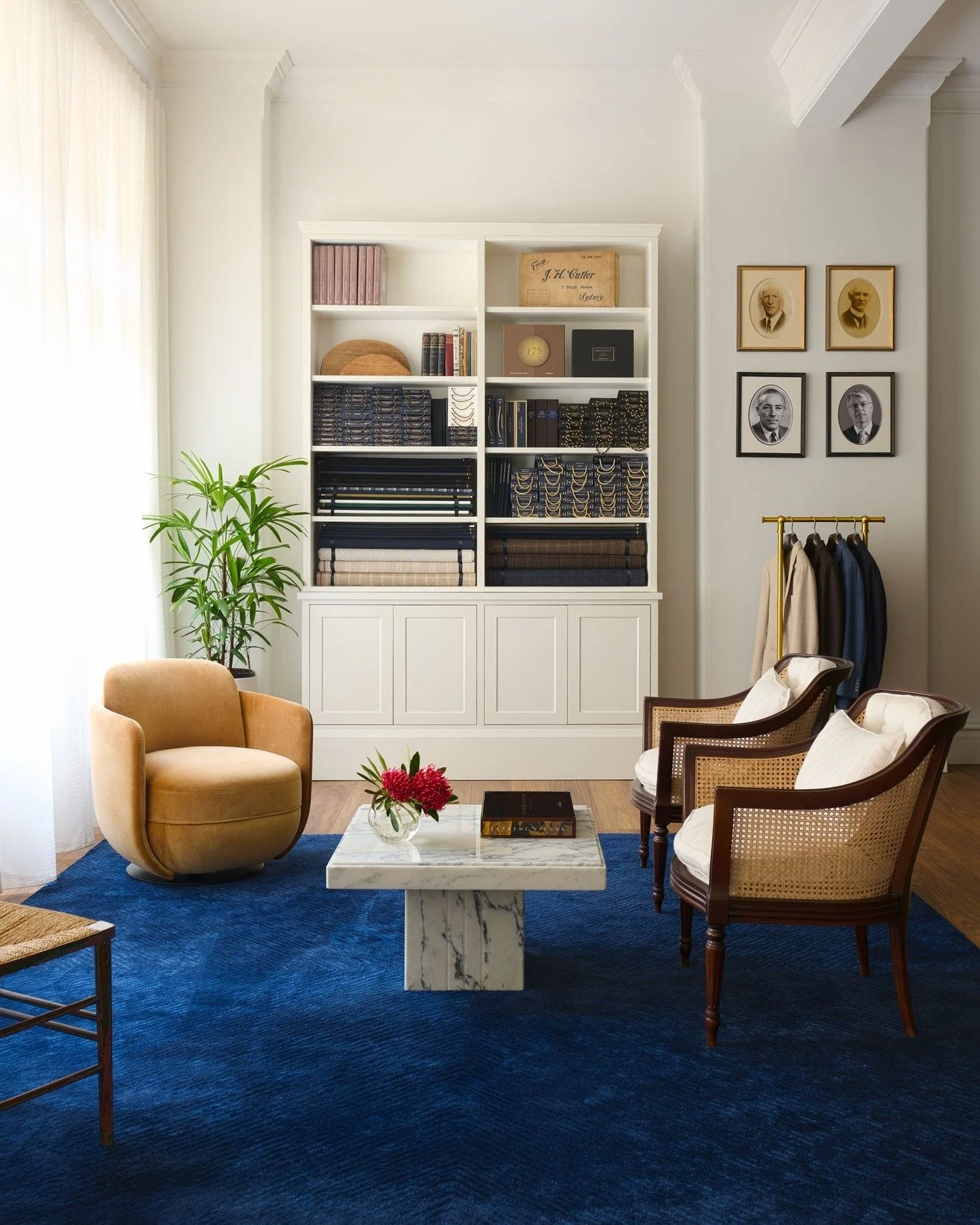 J H CUTLER - A preview of recently photographed new work. Tailored sophistication meets timeless design. A bespoke space where craftsmanship, texture and a rich palette intertwine to create understated luxury. From the warmth of cane chairs to the de