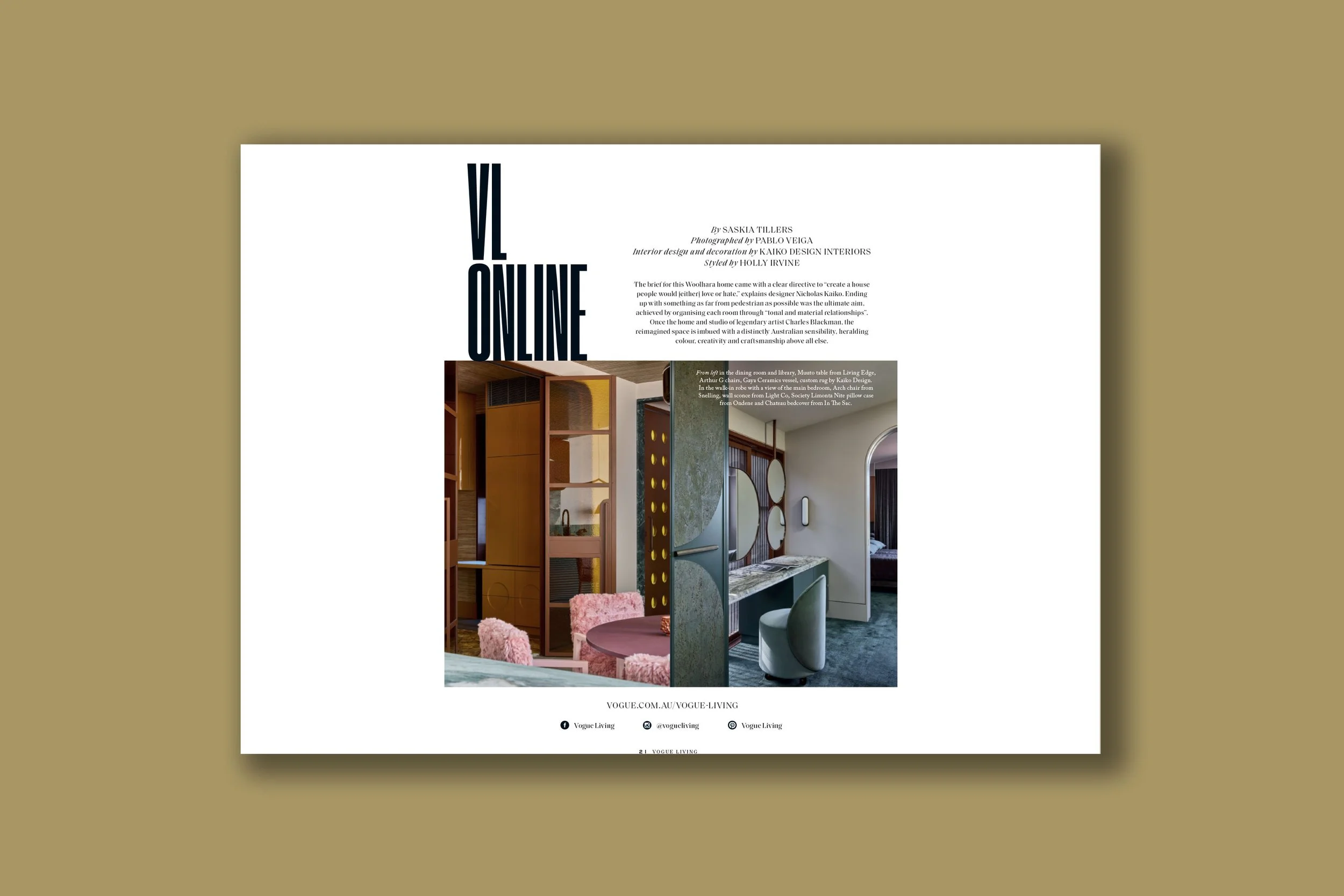 Vogue Living - July 2026 - Woollahra House