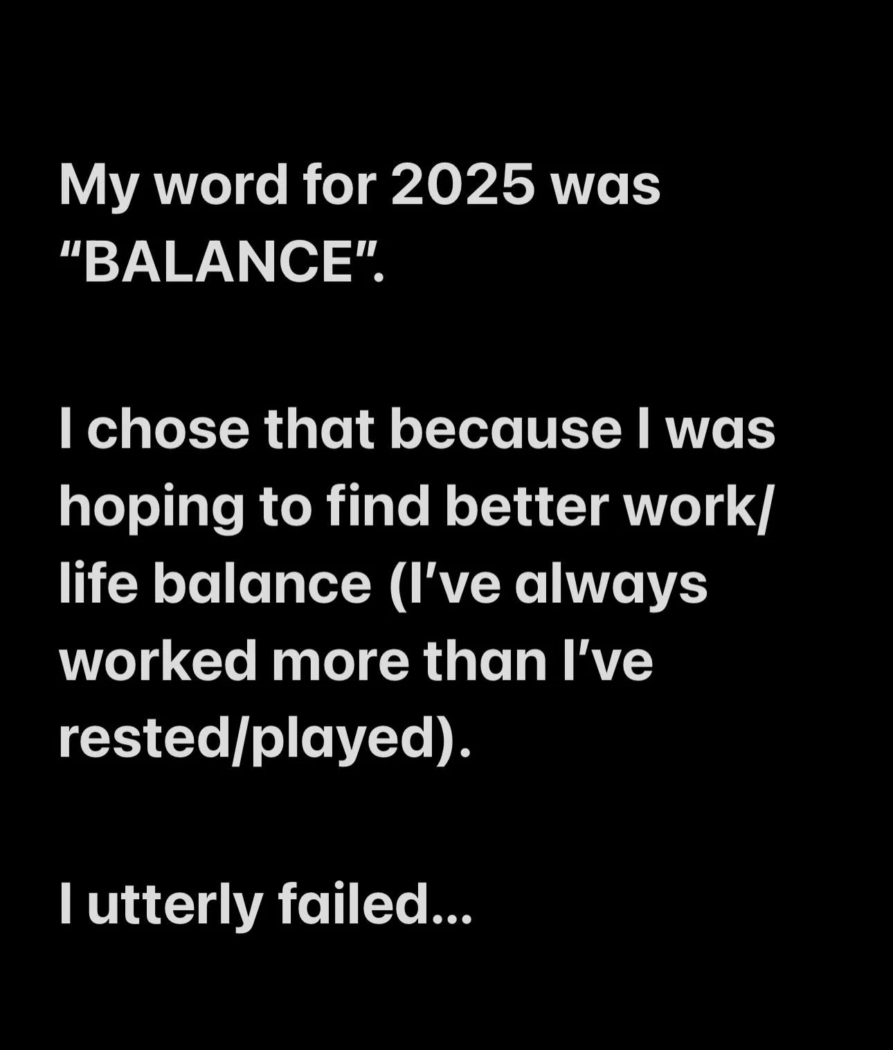 Oops. Guess I failed at my 2025 goal. There&rsquo;s always 2026 I guess lol 🤷🏻&zwj;♀️

#ascendingarts #newyear #2026