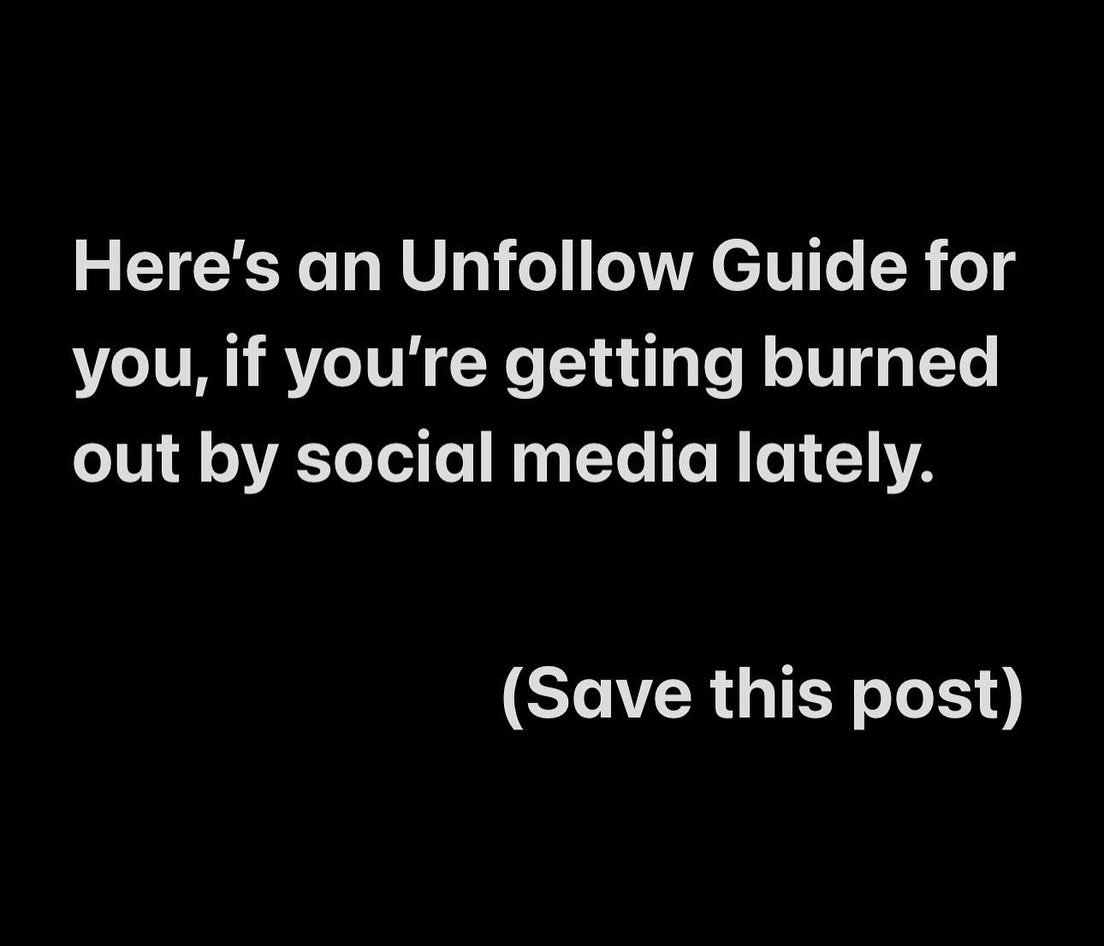 Resharing this one, because I feel like we could all use the reminder. Lmk in the comments how many accounts you unfollowed using this guide. Be gentle with yourselves. 🫶🏽

#ascendingarts #burnout #protectyourenergy