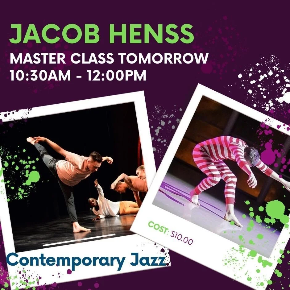 April showers bring contemporary jazz classes☔ 

Get out of the rain and join us, and @jacobhenss1, in our April Master Class tomorrow! 

📍 2715 Cherokee St.
💲 $10
Email us with any questions: staff@lv-dt.org

@stlouisdancehq

#masterclass #dance #