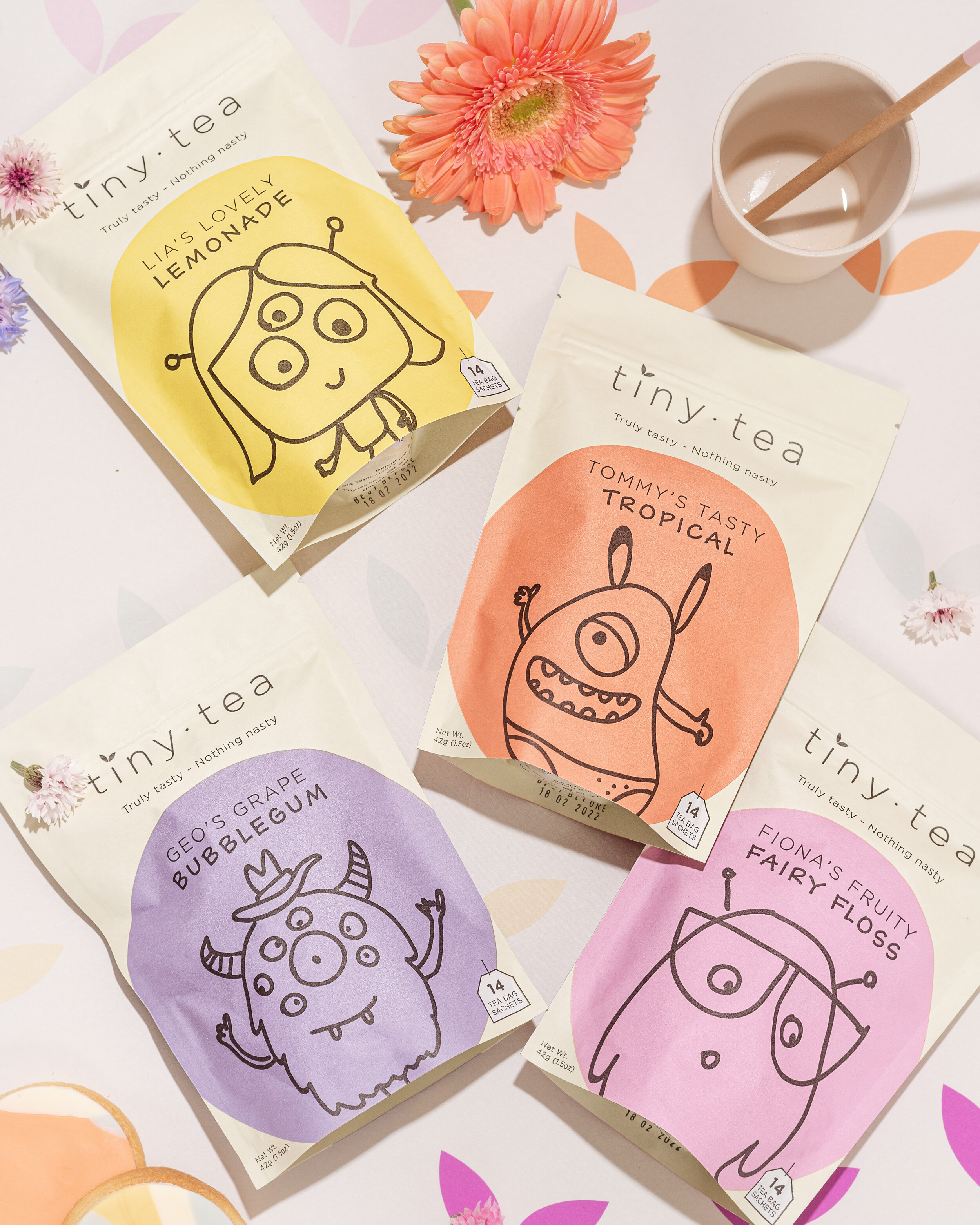 The Australian-based company, founded by Tegan Jane in 2018, works towards a mission of helping a new generation of children enjoy a healthier lifestyle. The brand began when Tegan’s own children wanted to be a part of her own tea drinking practice, and with this she realised a gap in the market, and Tiny Tea Kids was born.