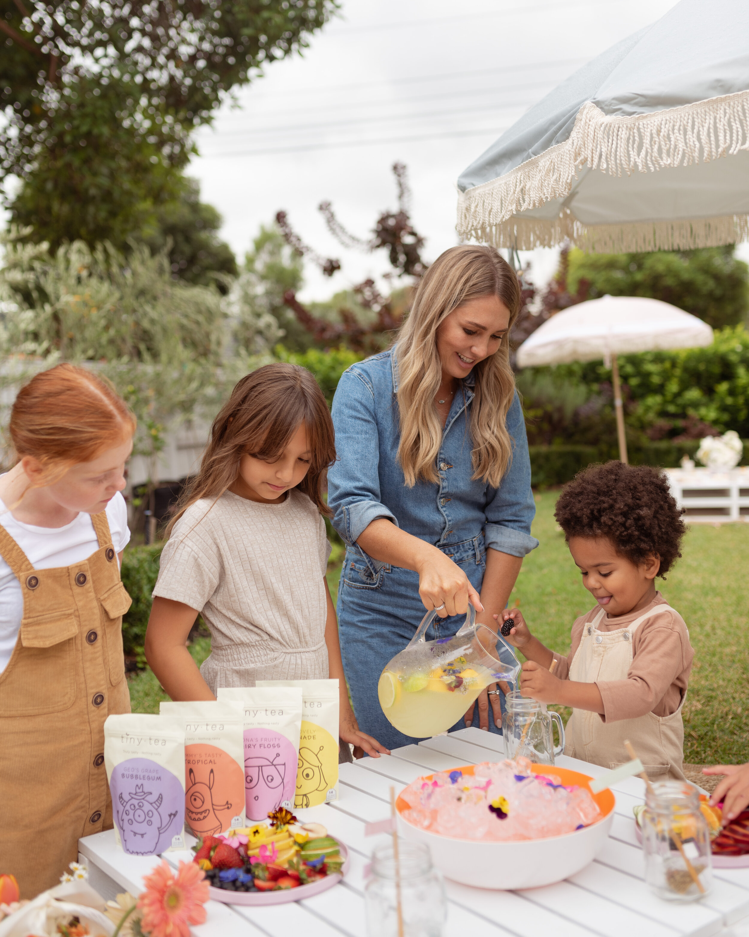 All the family can get involved and have lots of fun whilst creating your very own tea. Everyone can make their own personalised flavour, whilst keeping it fresh, healthy and interactive.