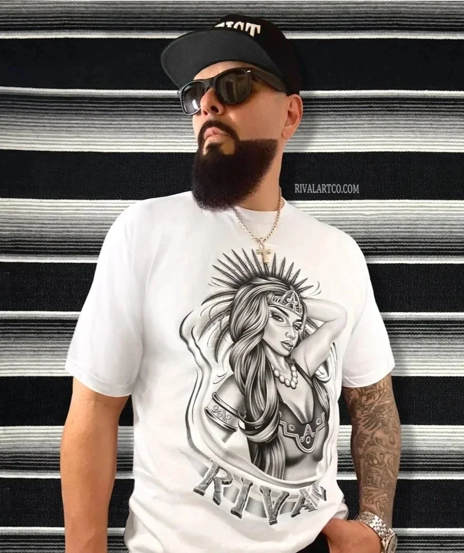 Azteca Fuerte White T-Shirt