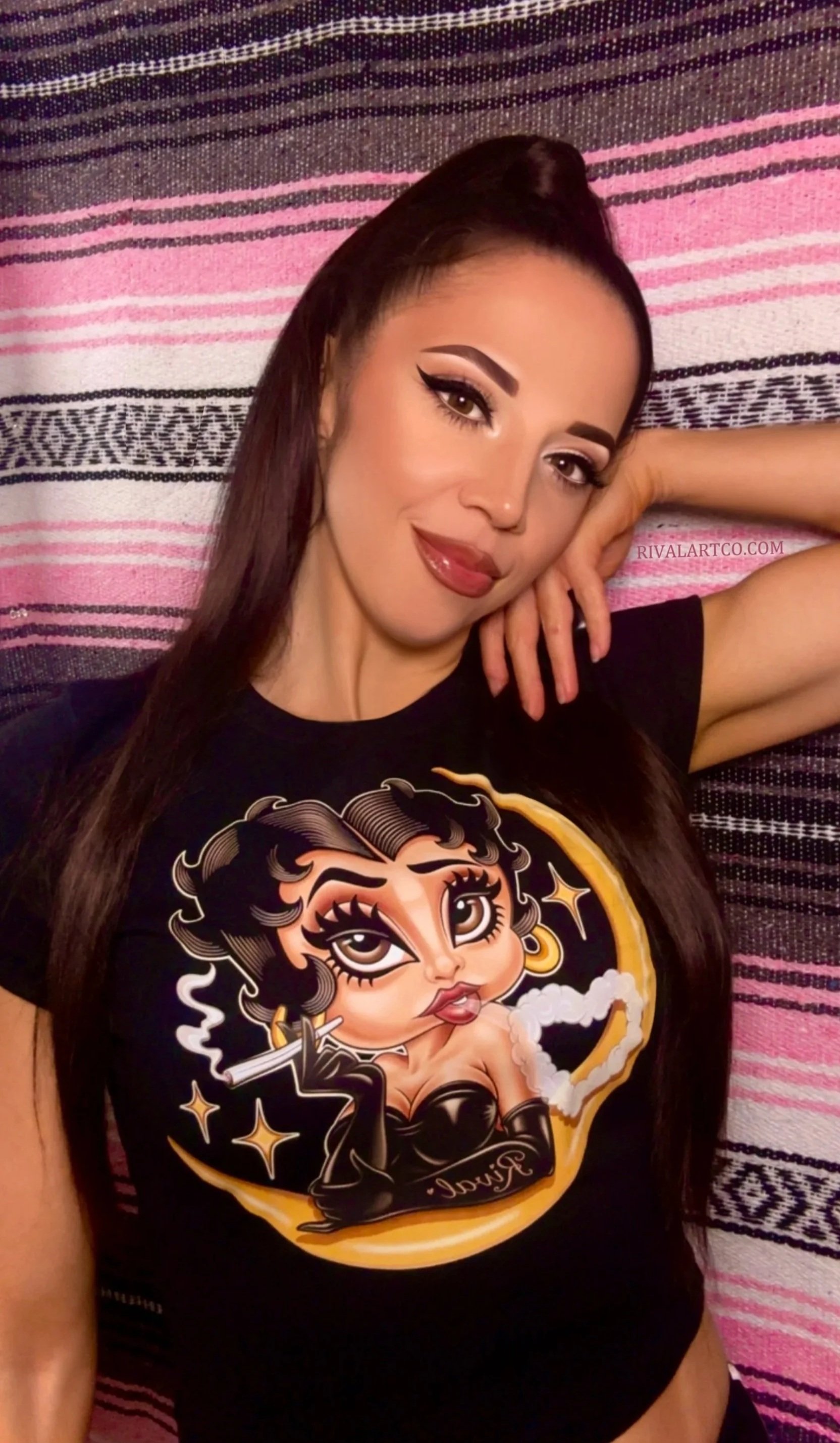 Over The Moon Crop T-Shirt