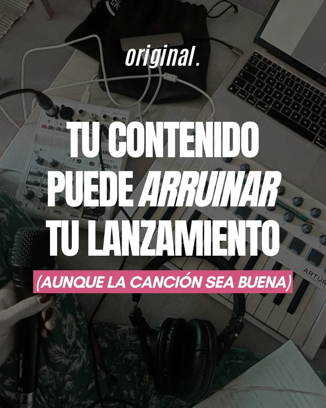 Puedes tener una buena canci&oacute;n y aun as&iacute; hacer un lanzamiento que no funciona. 😞

El contenido define c&oacute;mo se percibe, qu&eacute; mensaje da y si alguien se queda o pasa de largo.
Cuando eso no est&aacute; pensado, el lanzamient