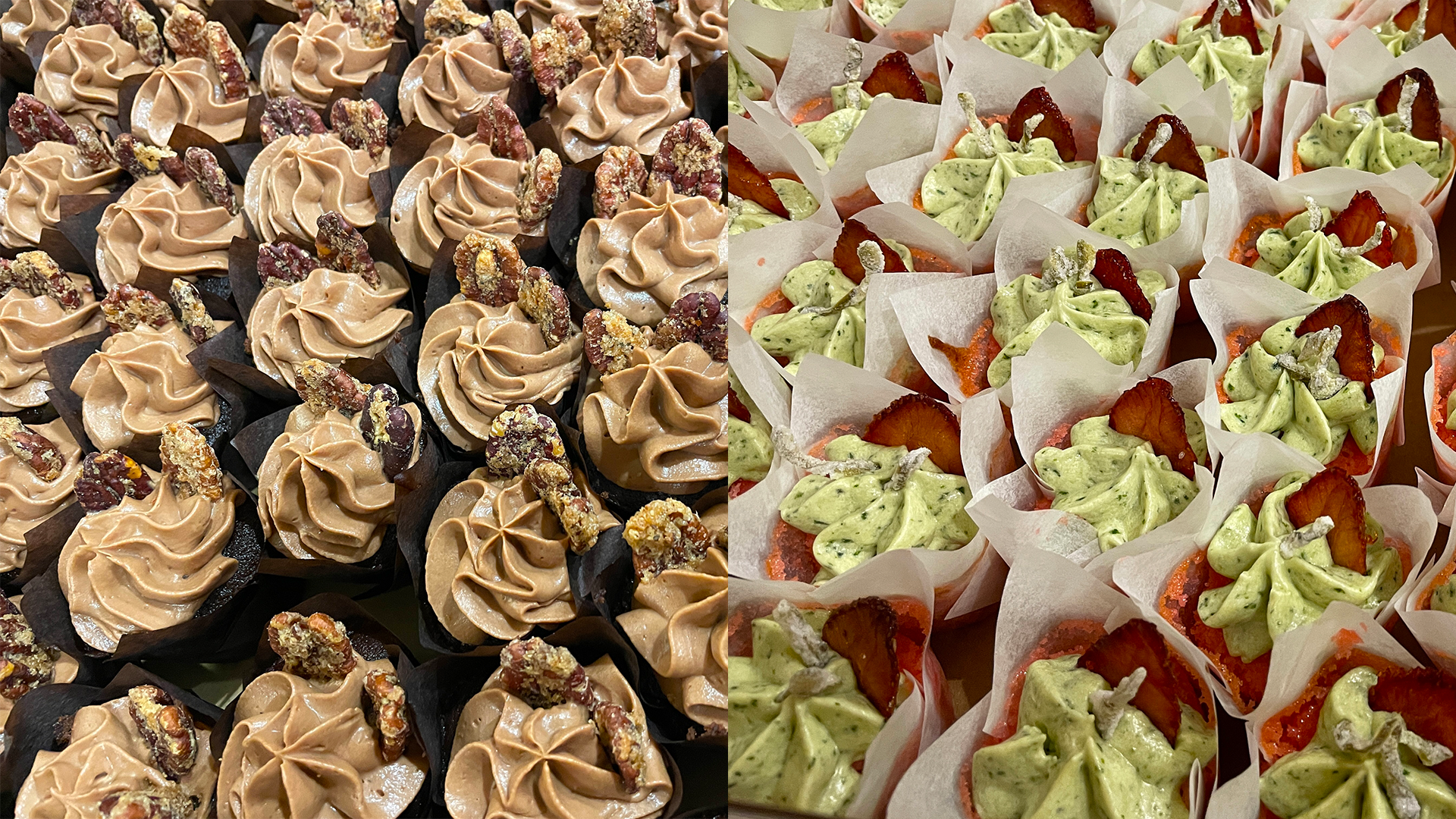 Comedy Tragedy Cupcakes