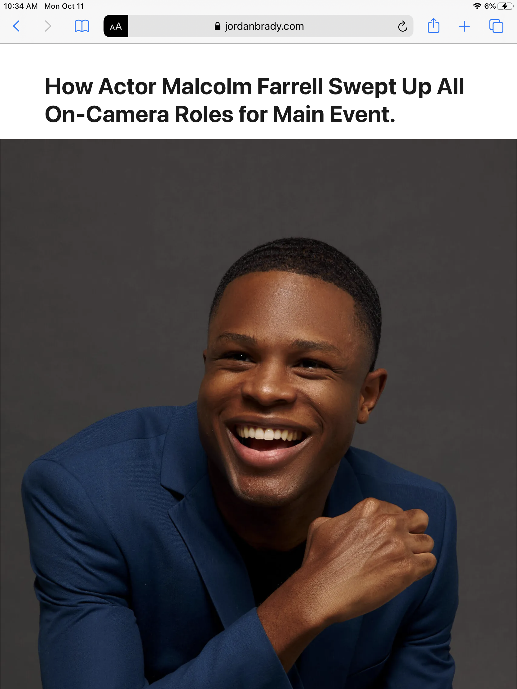 Malcolm Farrell | Jordan Brady Interview