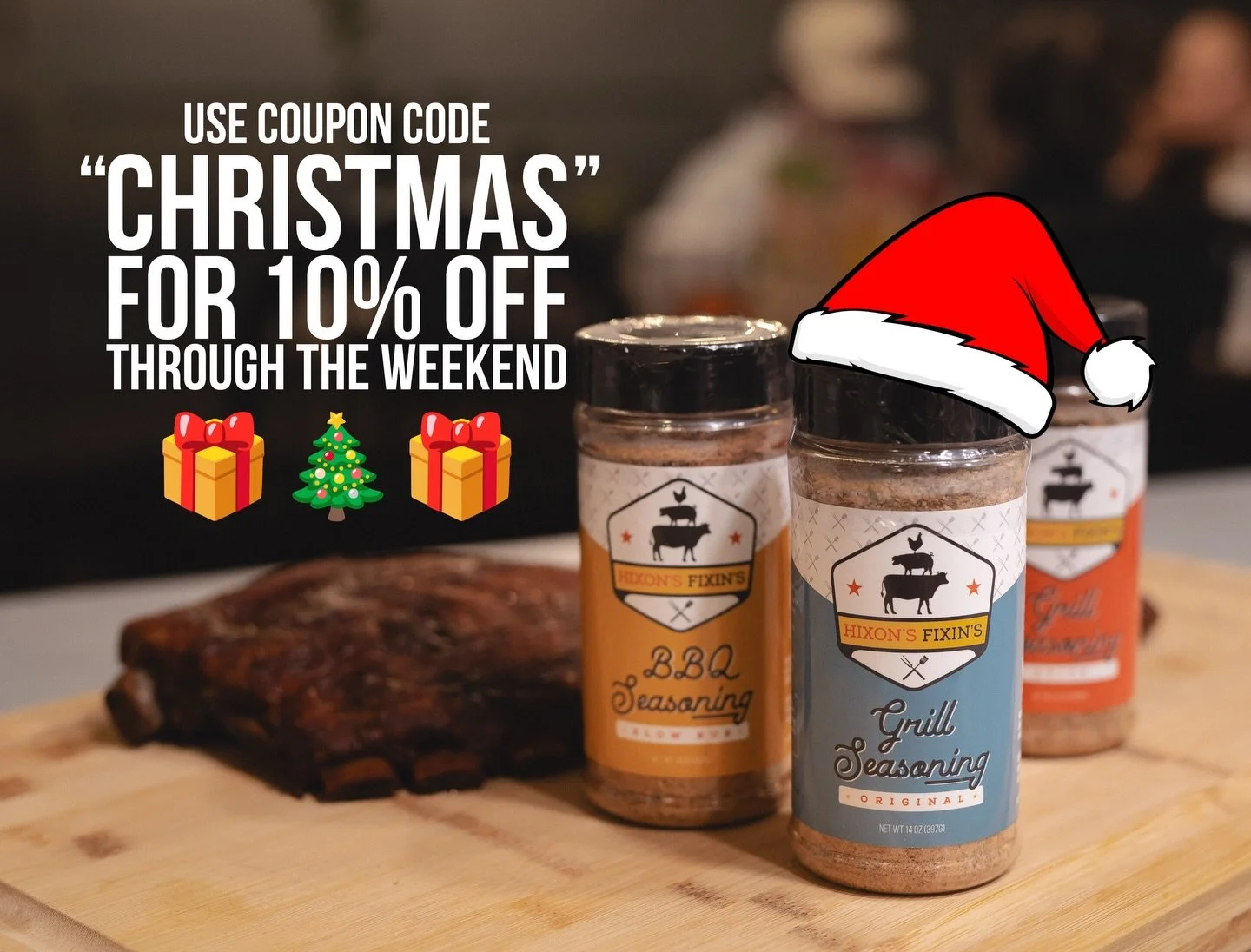 Get your orders in by December 10th to make sure they arrive by Christmas!
.
.
.
#christmas #shipping #gift #dontsuckatgrilling