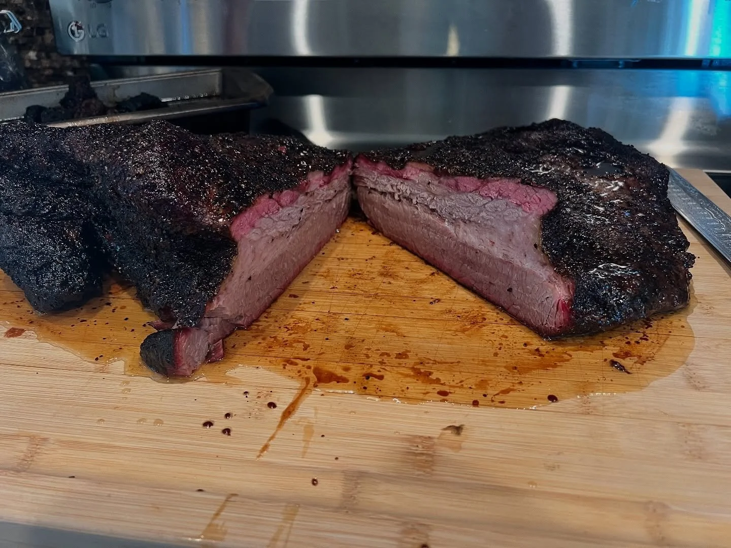 It&rsquo;s hard to keep up with social media when you&rsquo;re busy crushing an 18 pound brisket. Anyways, we&rsquo;re filling orders so smash that shop link in the bio. 📸: @7mmhammer