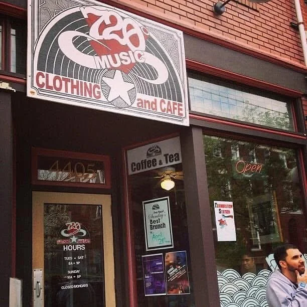 Just realizing it&rsquo;s 720 day! Co-owning a record store for 18 years (1998-2016) was a joy &amp; fostered so many friendships &amp; wonderful memories. We moved around a bit..from Oakland to East Lib to Sq. Hill (inside of @jerrys_records) to Law
