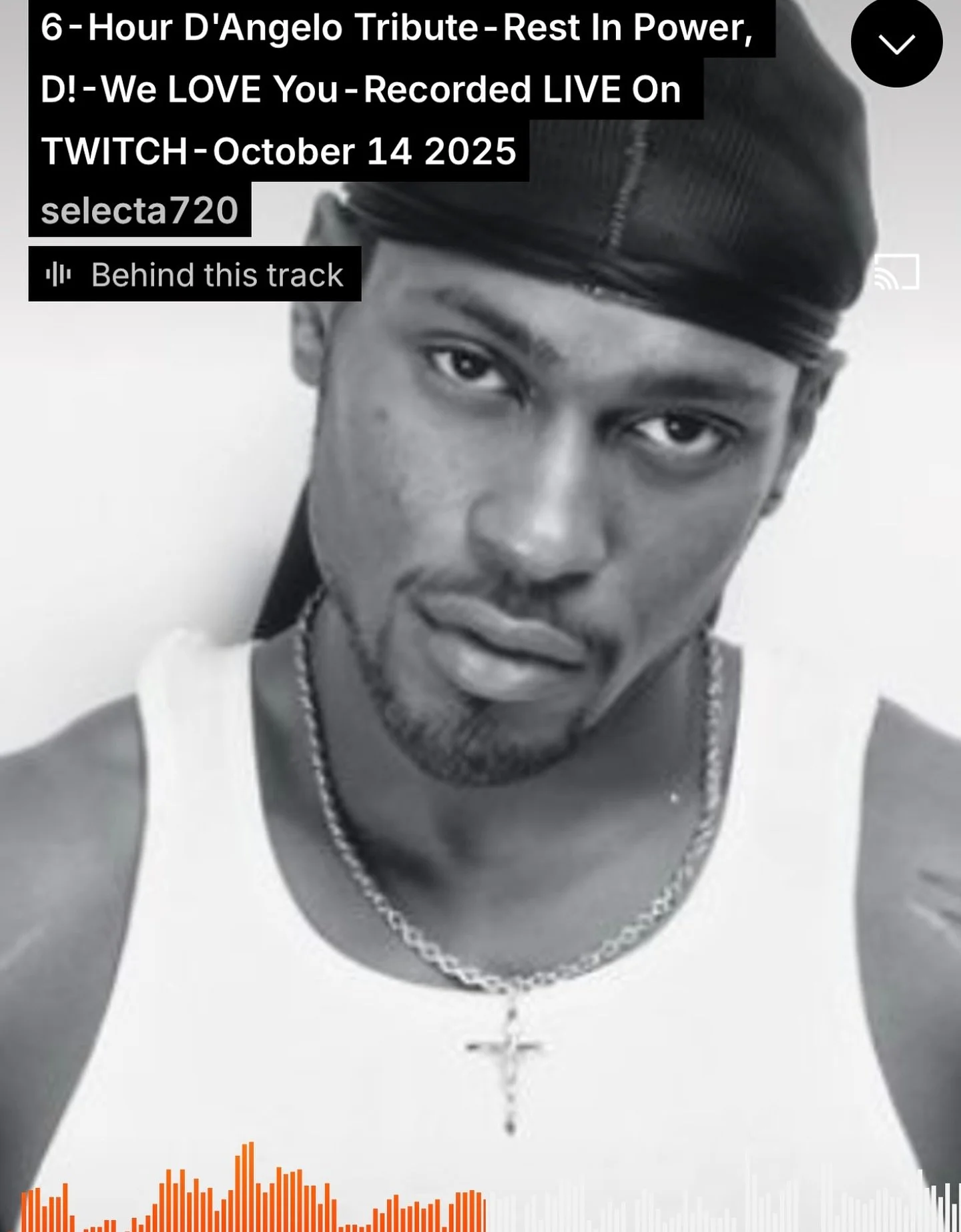 I&rsquo;m still in a state of disbelief but we had each other (🙏🏻) &amp; the tunes today. Got the news of D&rsquo;s passing on the stream today while we celebrating the life of @omar_lyefook. Quickly made the pivot and what you&rsquo;ll hear upon p