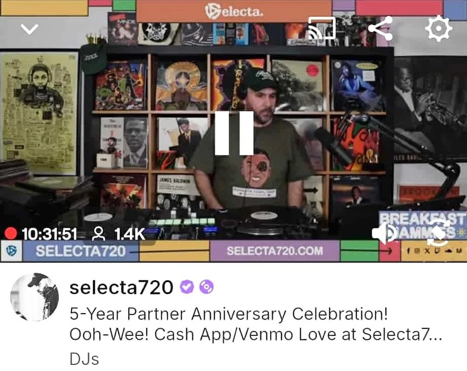 I was rocking in DC over the weekend &amp; logged on to Twitch to check my standings for the week. Upon logging in I clicked on a notification stating that it was the anniversary of my partner status. We JUST celebrated 5-years on Twitch &amp; now he