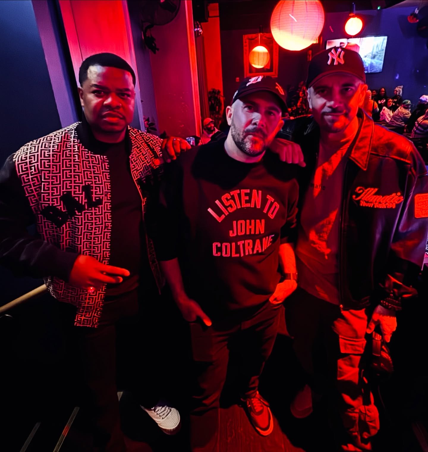 Flanked by royalty last night in the 513! My brother @djgreenlantern, whom I&rsquo;ve had the honor of rocking alongside on several occasions now. &amp; since we were in Cincinnat, got blessed w/ a cameo by super-producer/occasional MC (as displayed 
