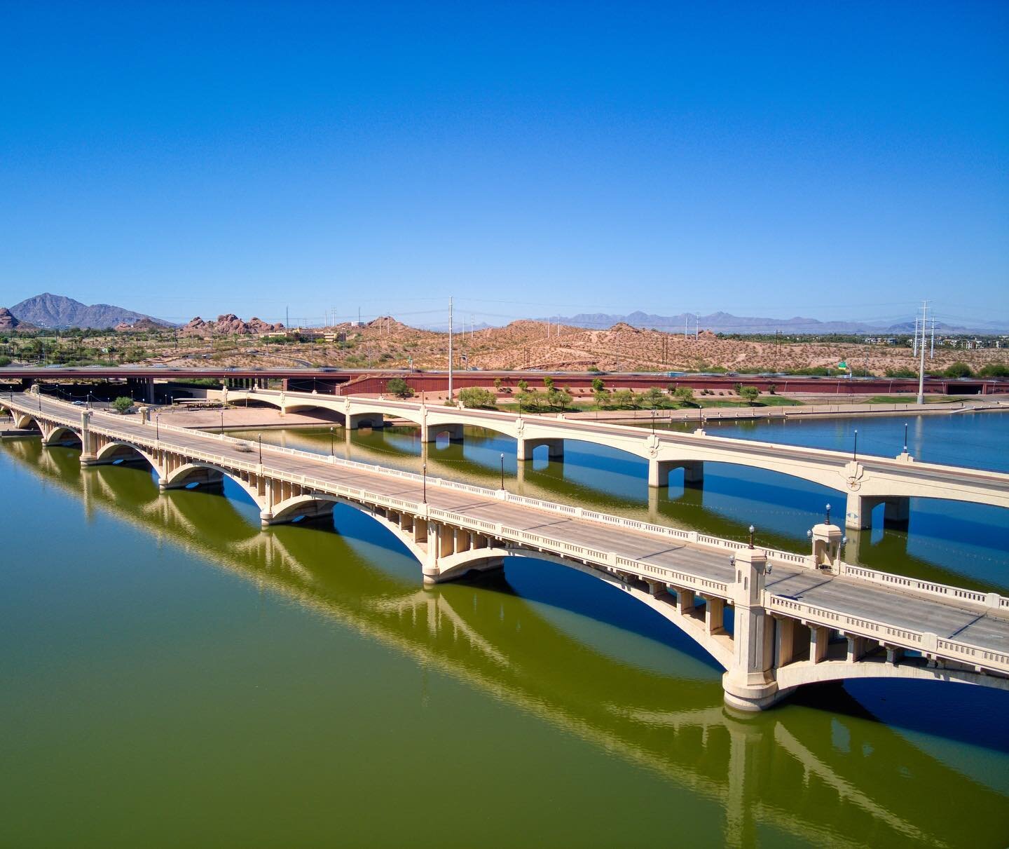 The Mill Avenue Bridge in Tempe is the second oldest vehicle crossing on the Salt River and is considered one of the oldest crossings in the Phoenix area. It was originally named the &lsquo;Tempe Bridge&rsquo; before it was renamed the Mill Avenue Br