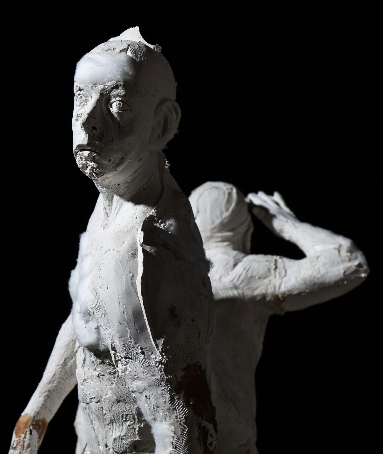 Selfportret/Self-portrait (Rebeginning), 2019. Mixed medium, 52cm x 52cm x 100cm. 