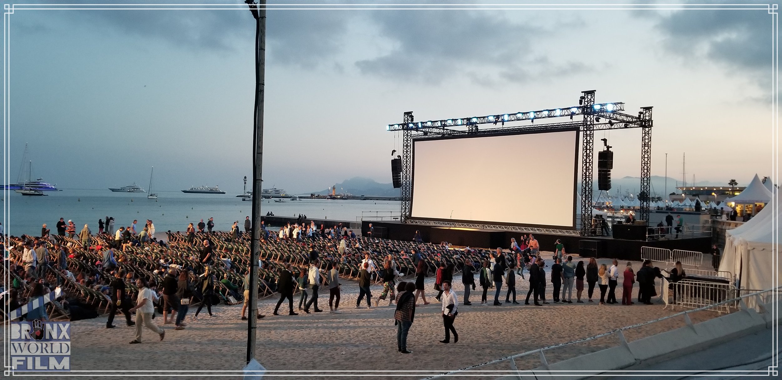 Films on the Beach at Festival de Cannes