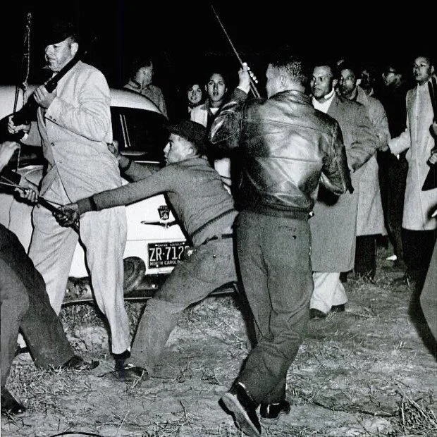 My family and my tribe in The Battle of Hayes Pond or Maxton Riot was an armed confrontation between members of the Ku Klux Klan and the Lumbee Native Americans at a Klan rally near Maxton, North Carolina, on the night of January 18, 1958. Grand Drag