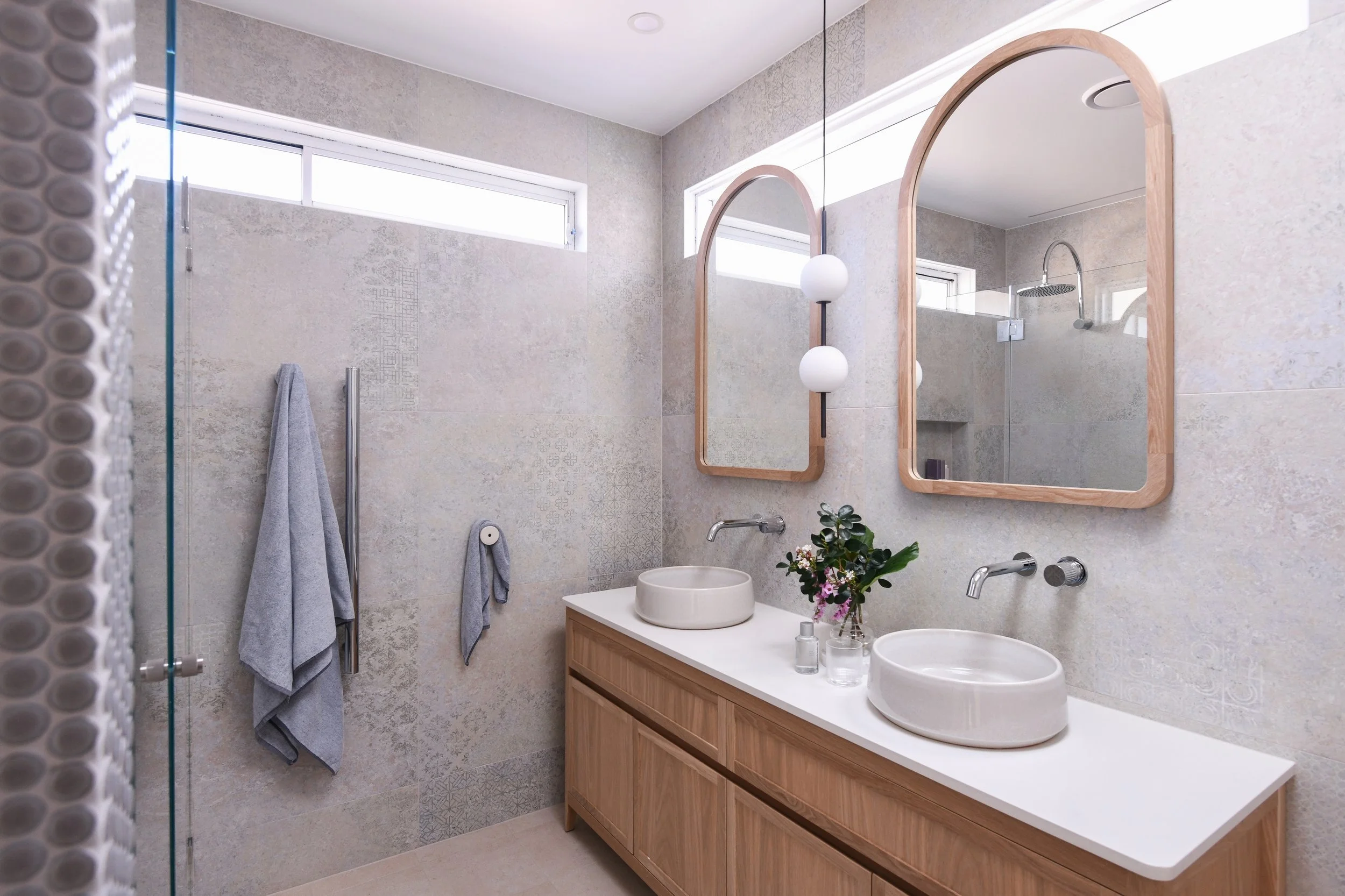 Custom bathroom renovation