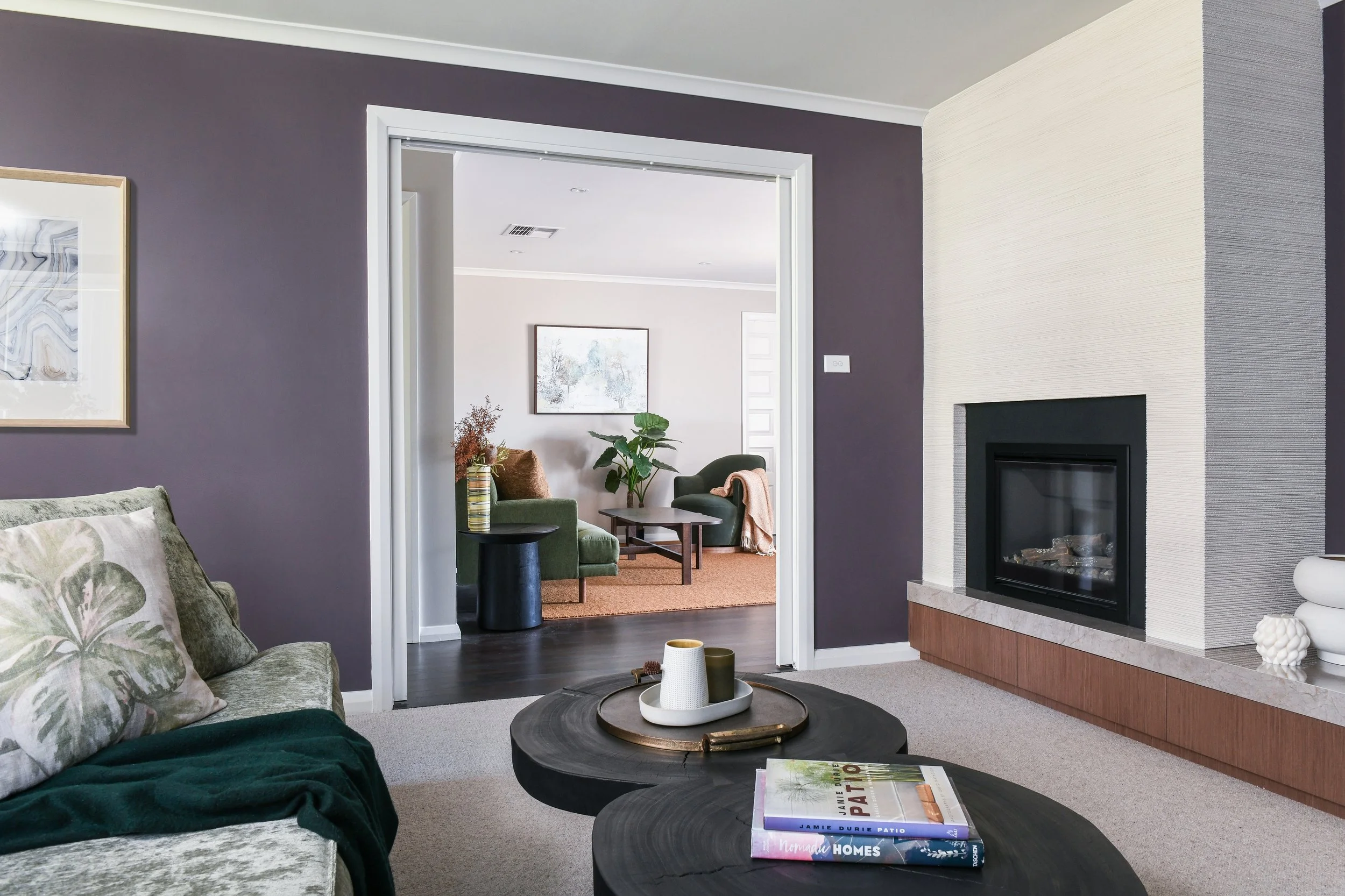 Blackheath living room with fireplace