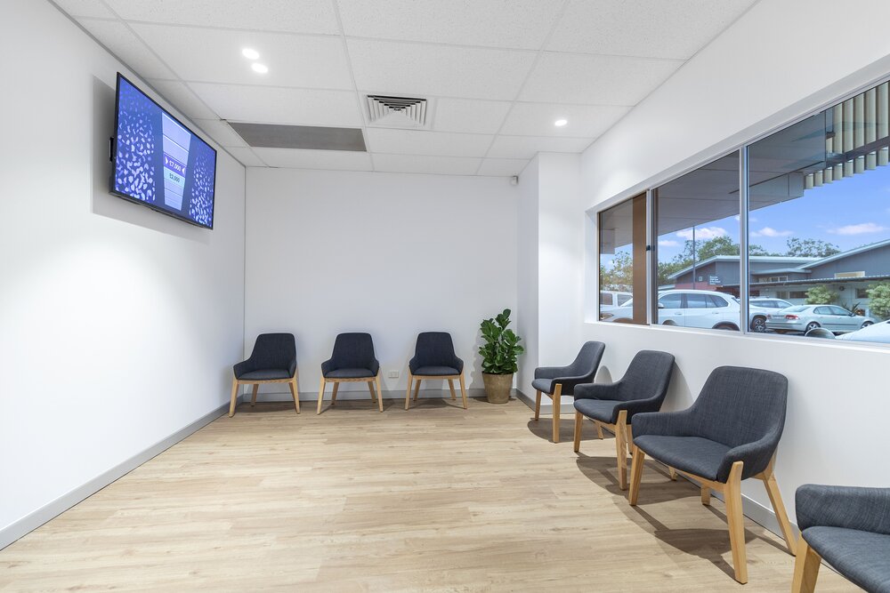 Regent vinyl planks from Godfrey Hirst, installed at Sunshine Coast Ophthalmologists at Noosa