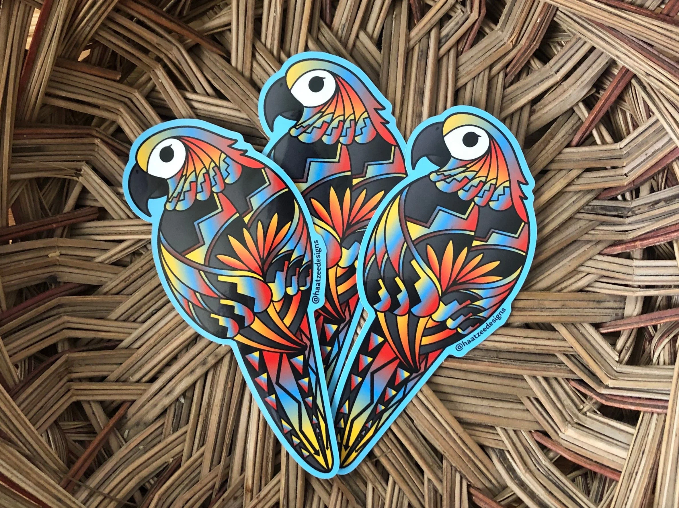 Parrot Clan Sticker