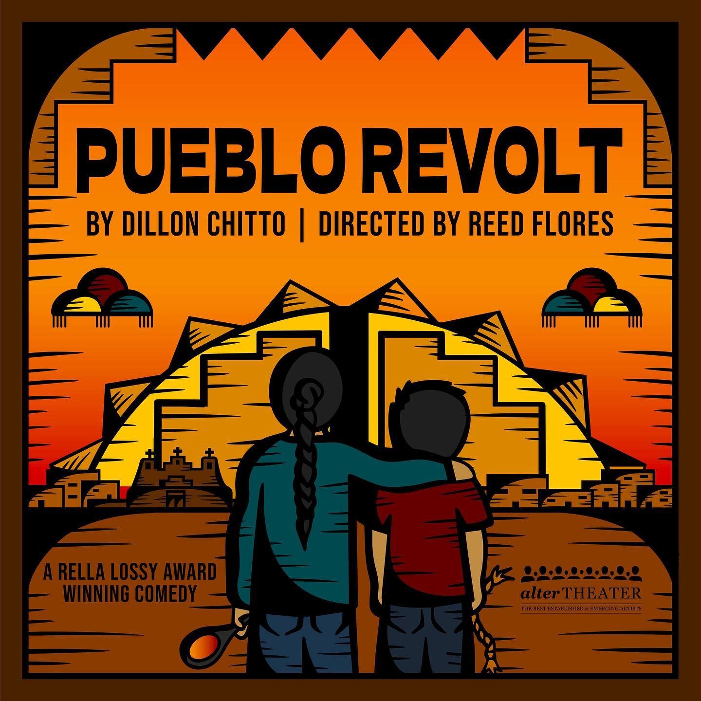 Fun project collaborating with @altertheater for their newest production: PUEBLO REVOLT by Dillon Chitto | Directed by Reed Flores.

Play Description:
A gay Pueblo teen prepares for the Uprising with his older brother, while dealing with a really pes
