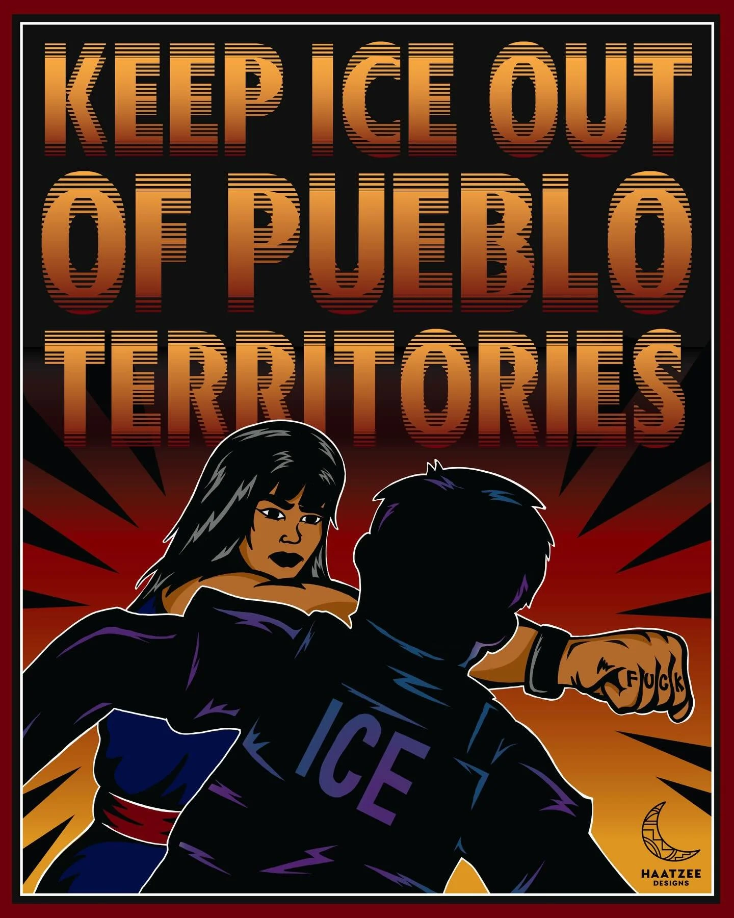 There have been more reports that ice has been seen inside our Pueblos. 

This is alarming because there have already been relatives who have been harassed and profiled by ice agents. Their intrusion is not just in the places we are seeing on the new