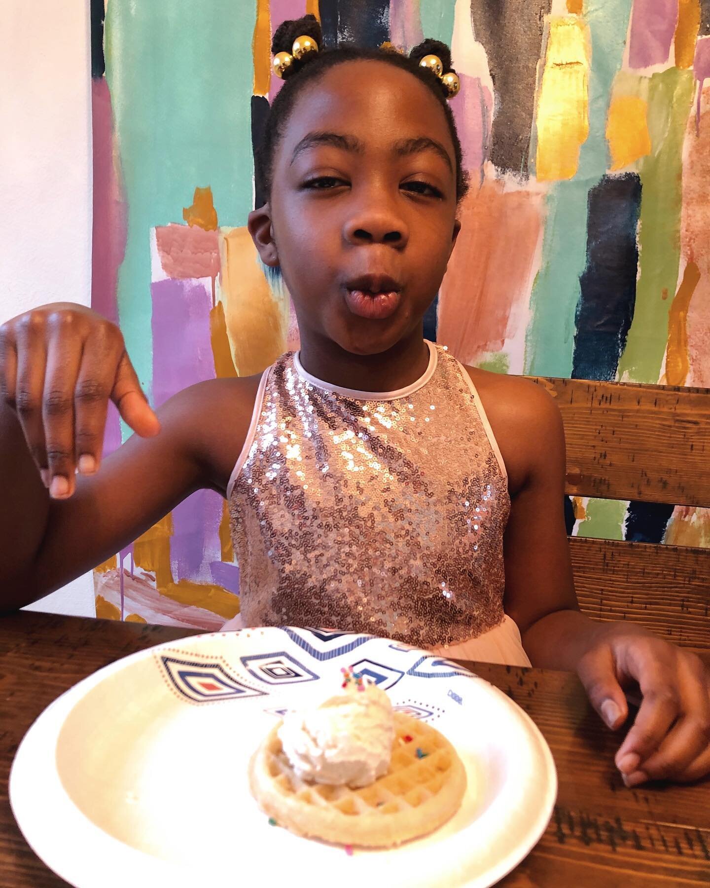 Happy 7th Birthday Elias and Evika! 

Evika asked for waffles and icecream for breakfast and we said YES! 

They&rsquo;re both wearing their favorite clothes to school with their favorite snacks in their lunchboxes. Evika has been planning to wear he