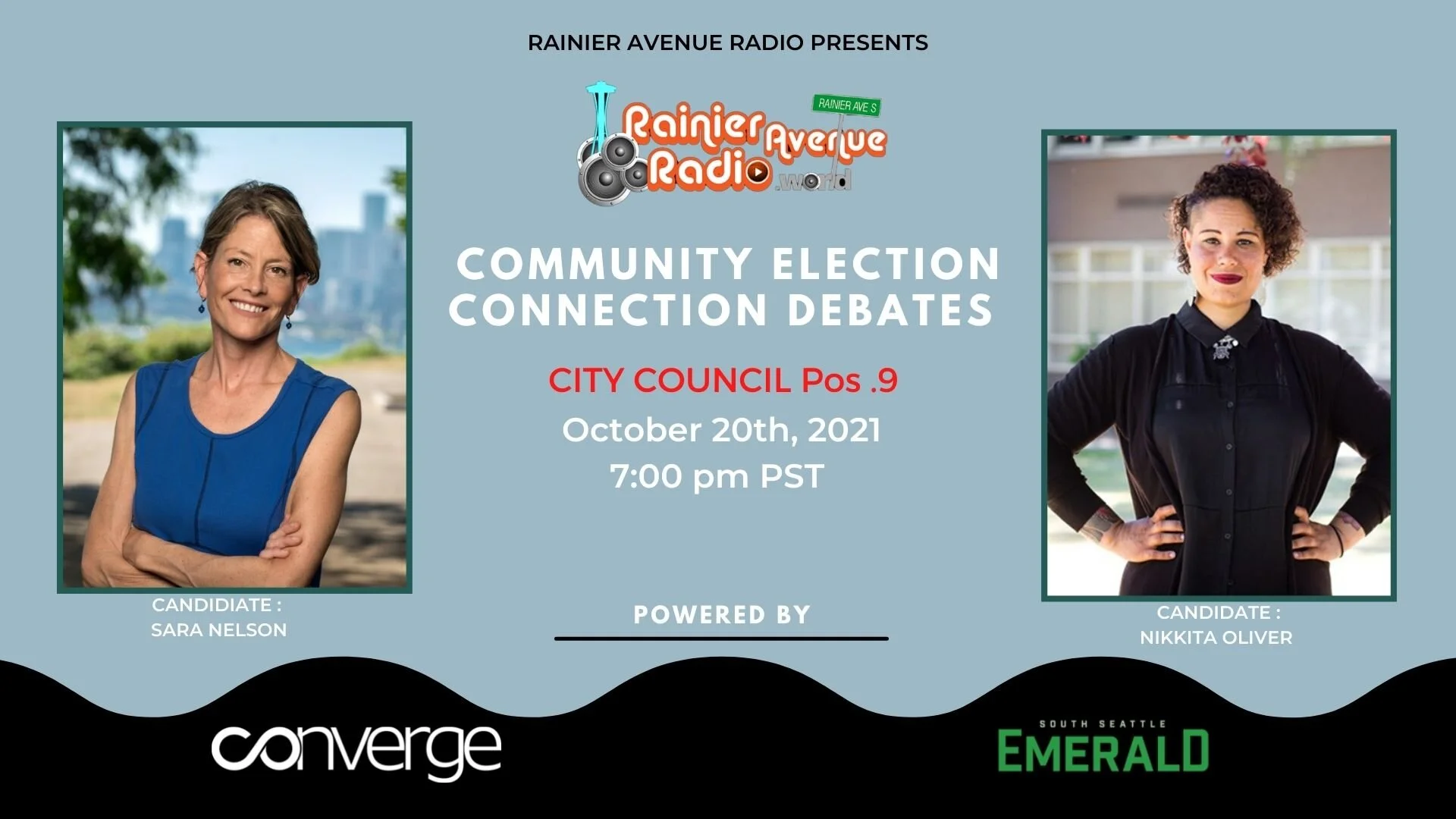 Oliver and Nelson to face off tomorrow in the Community Election Connection Debates Series