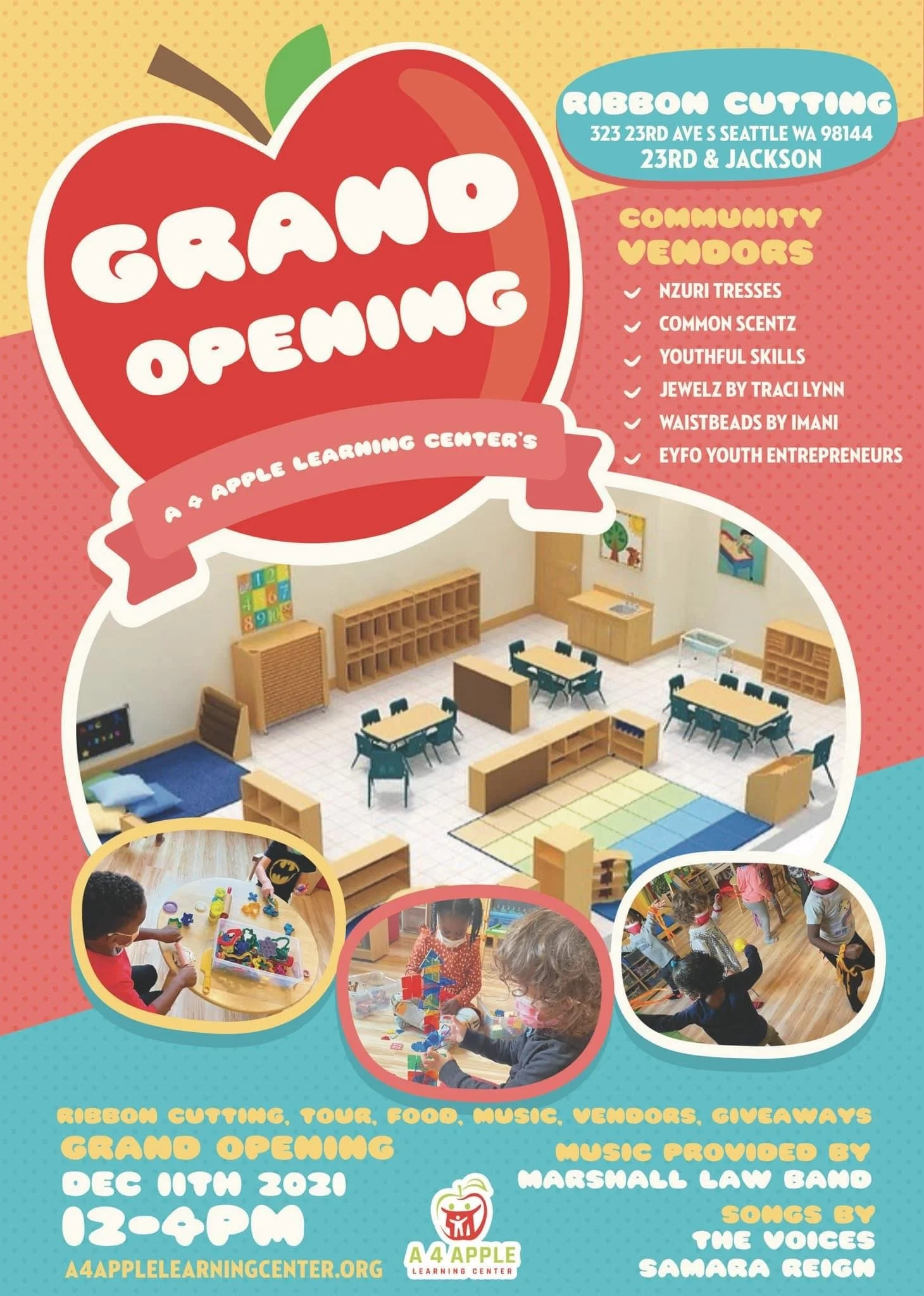 A 4 Apple Learning Center’s Grand Opening set for December 11th