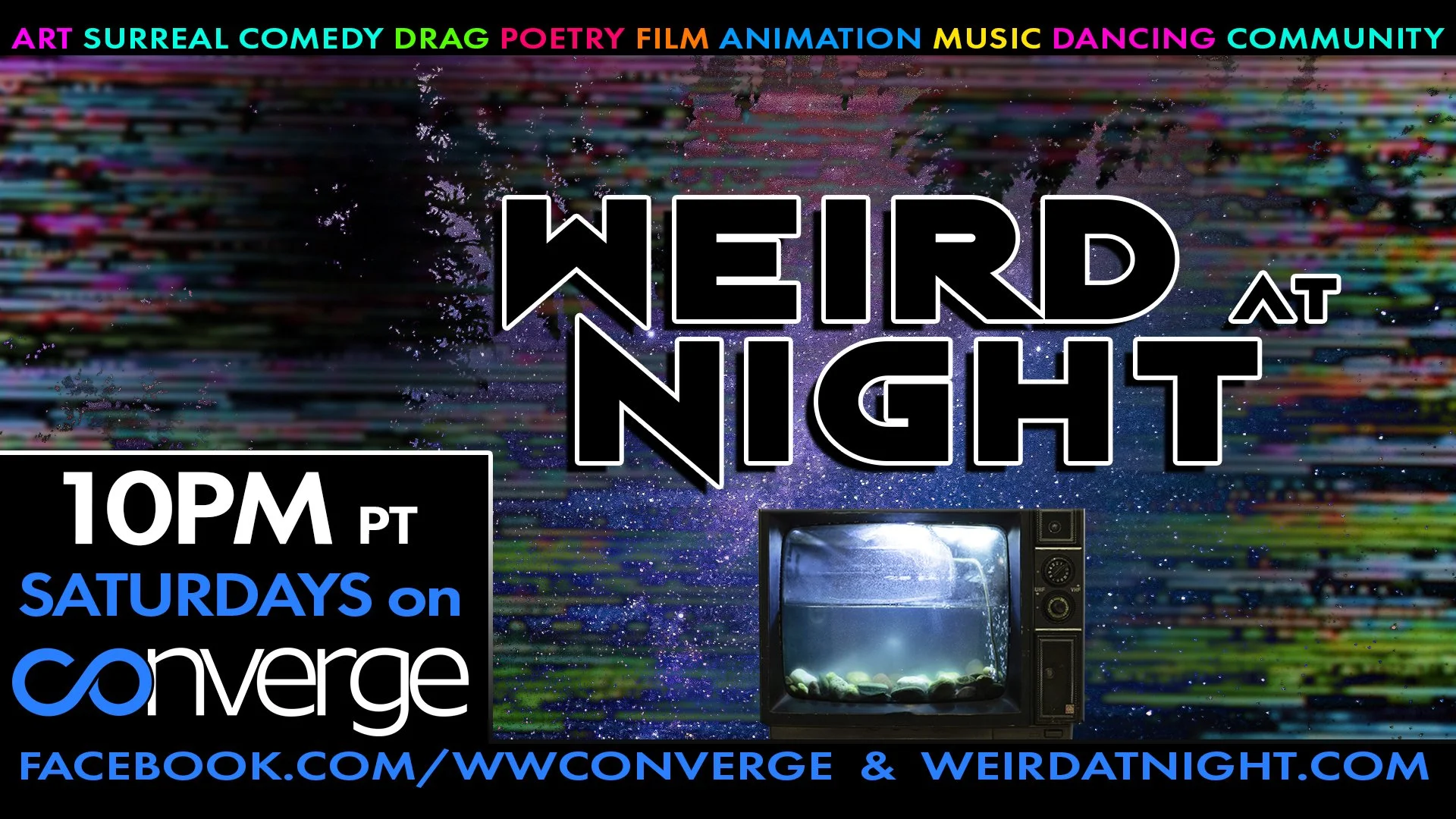 Weird at Night Episode 169: An exercise in being real. Saturday 10 pm.