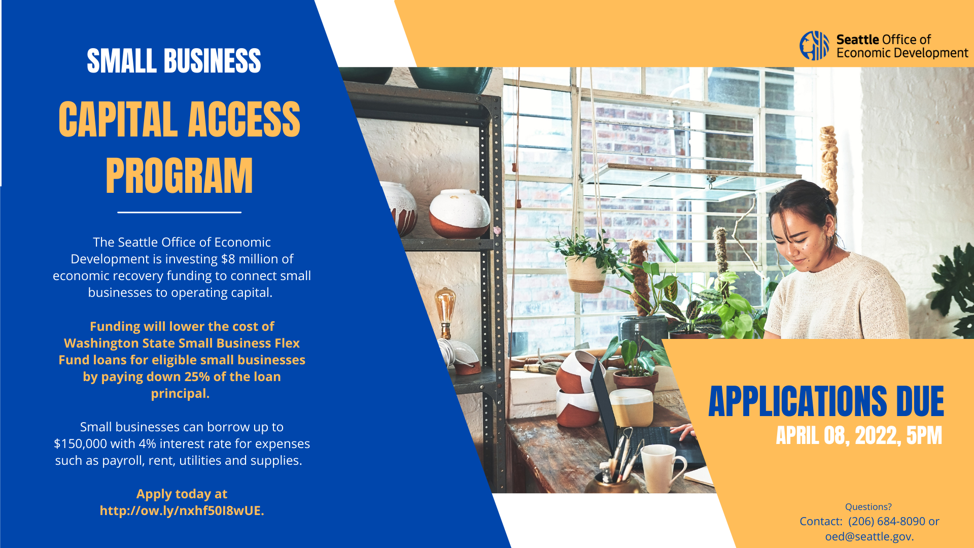 City Invests $8 Million in Economic Recovery Funding to ConnectSmall Businesses to Operating Capital