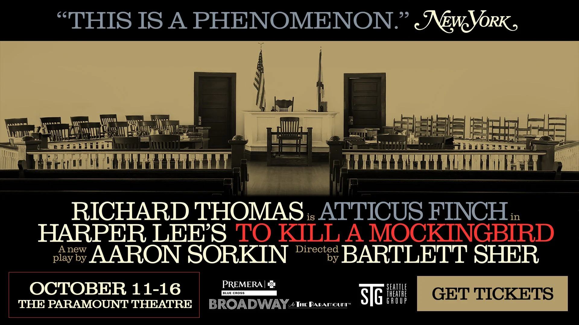 To Kill A Mockingbird coming to The Paramount in October