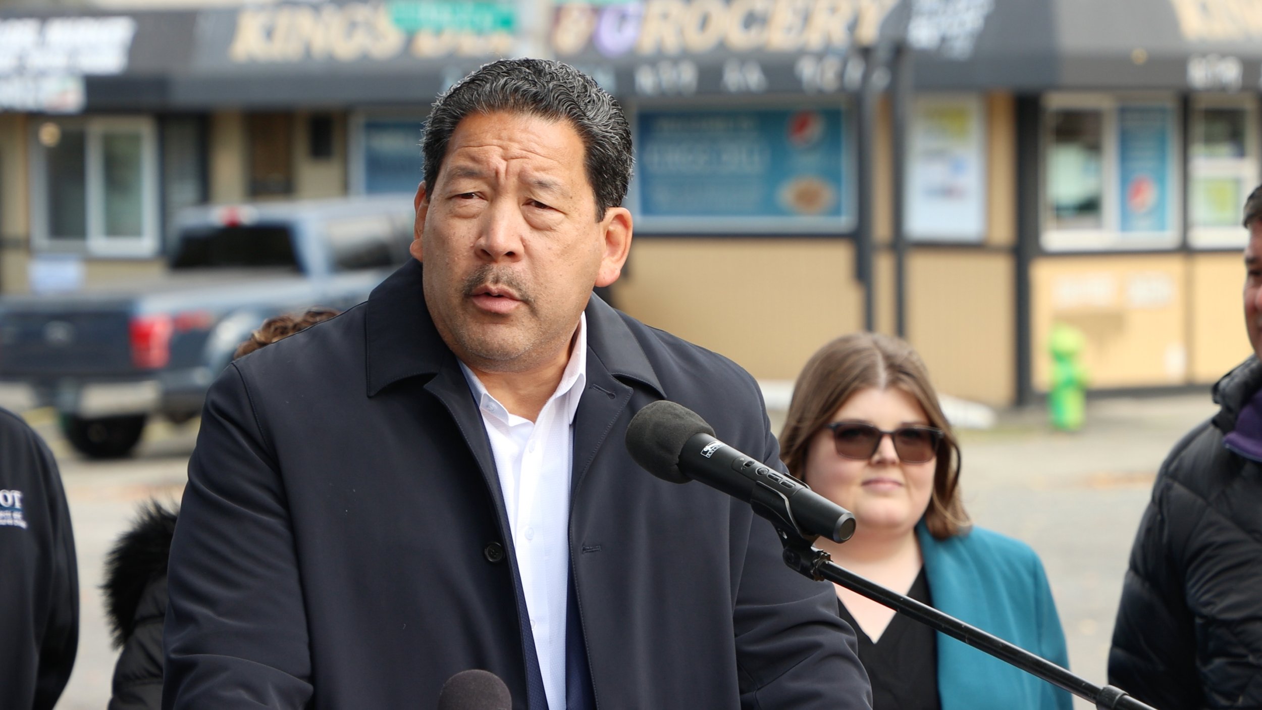 Mayor Bruce Harrell speaking at Fat_s Chicken and Waffles.jpeg
