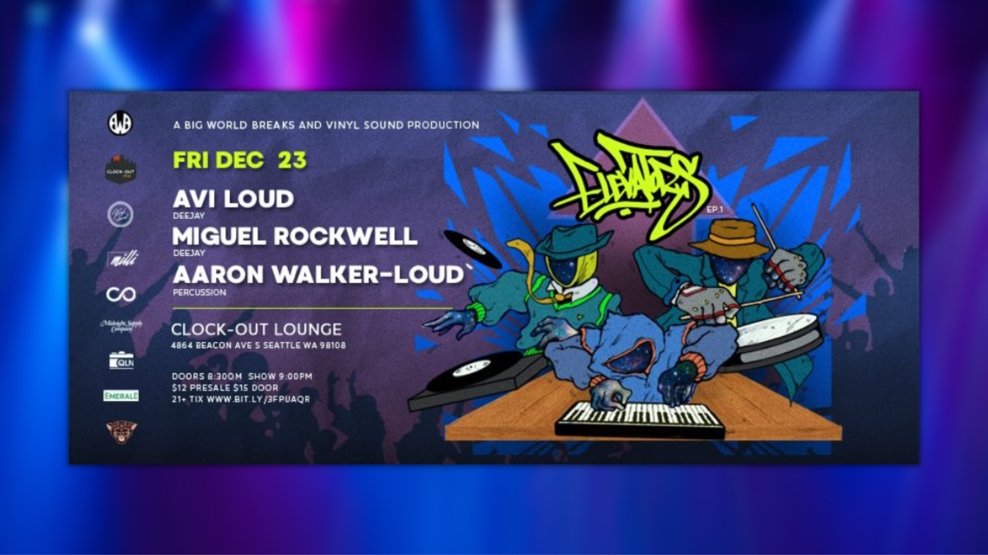 Elevators, Ep. 1 coming to Seattle on December 23rd